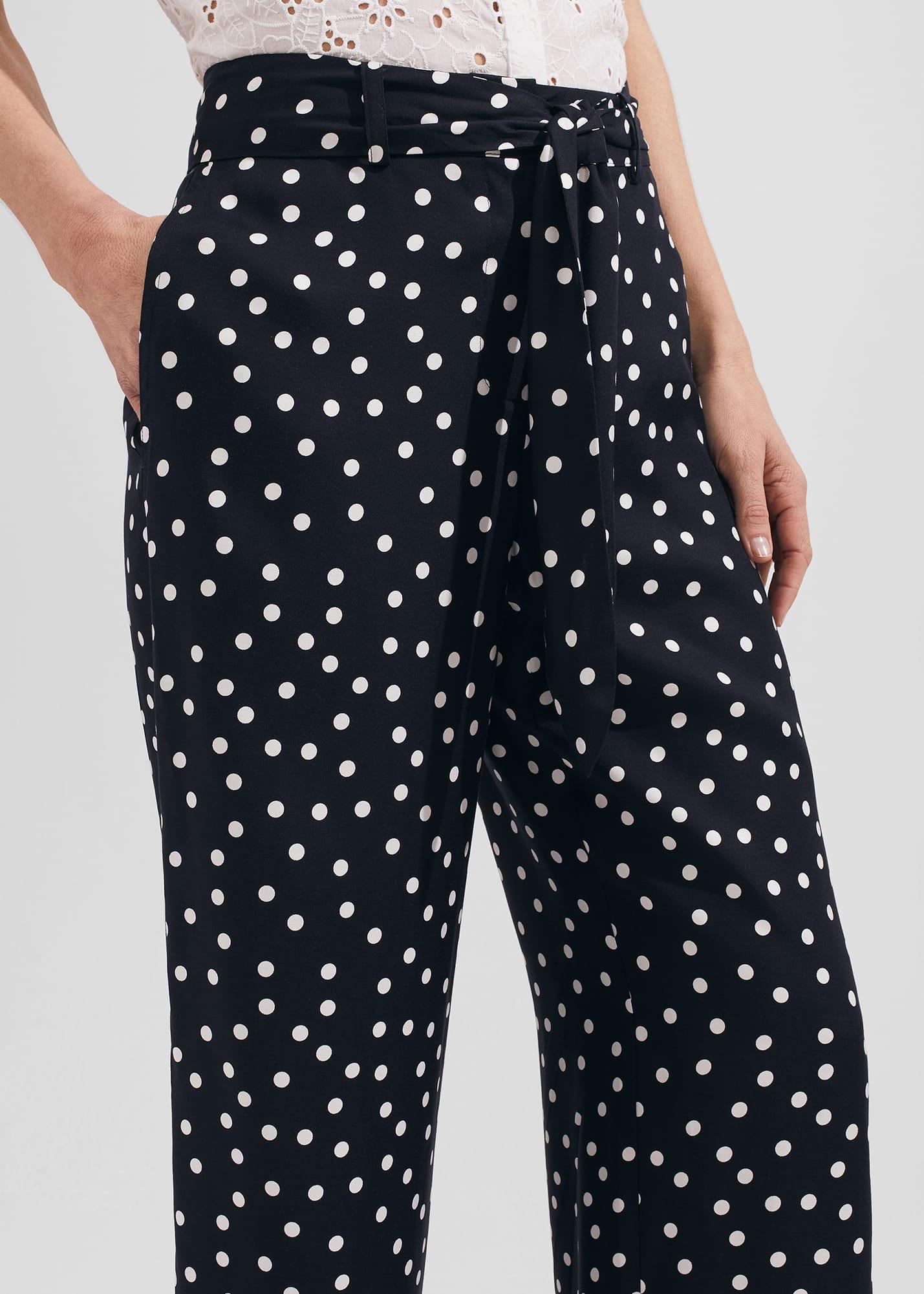 Astrid Crop Trousers, Navy Ivory, hi-res