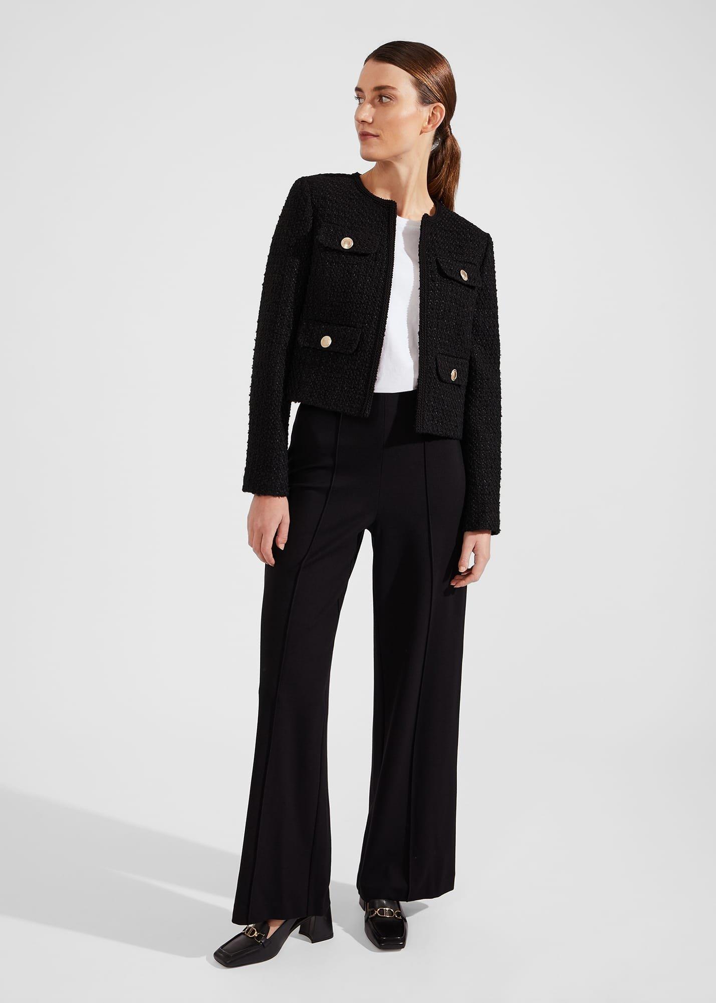 Petite Prim Trousers, Black, hi-res