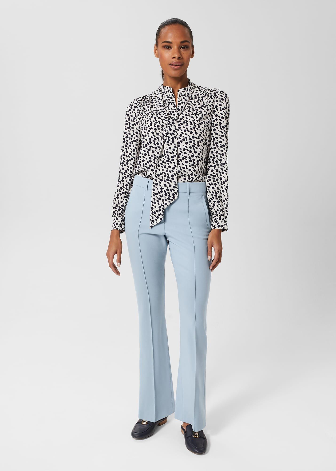 Cassia Trousers, Dusky Blue, hi-res