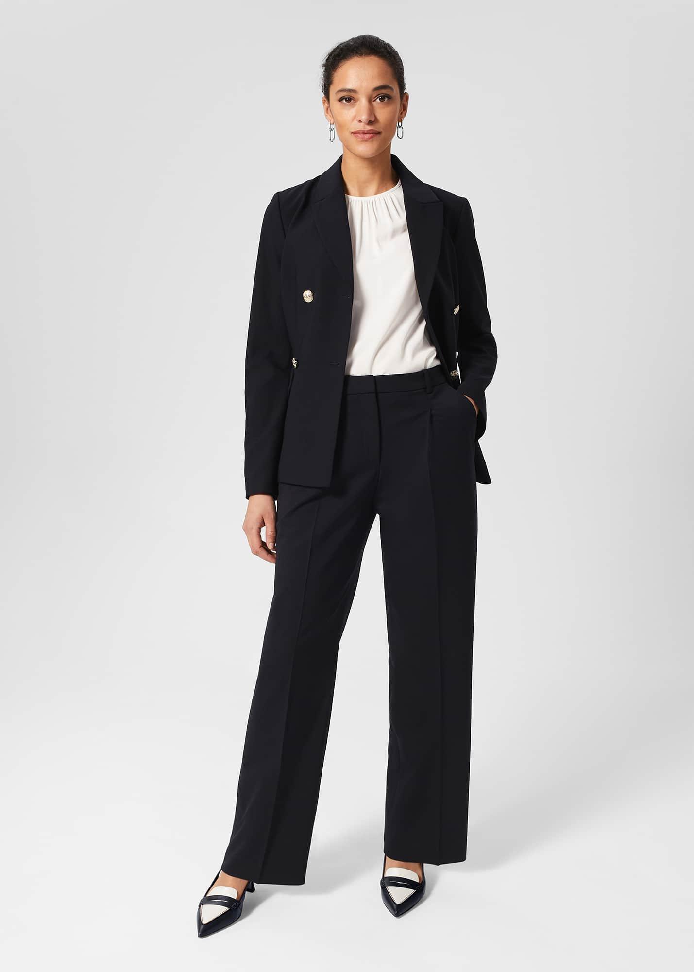 Fara Trousers, Navy, hi-res