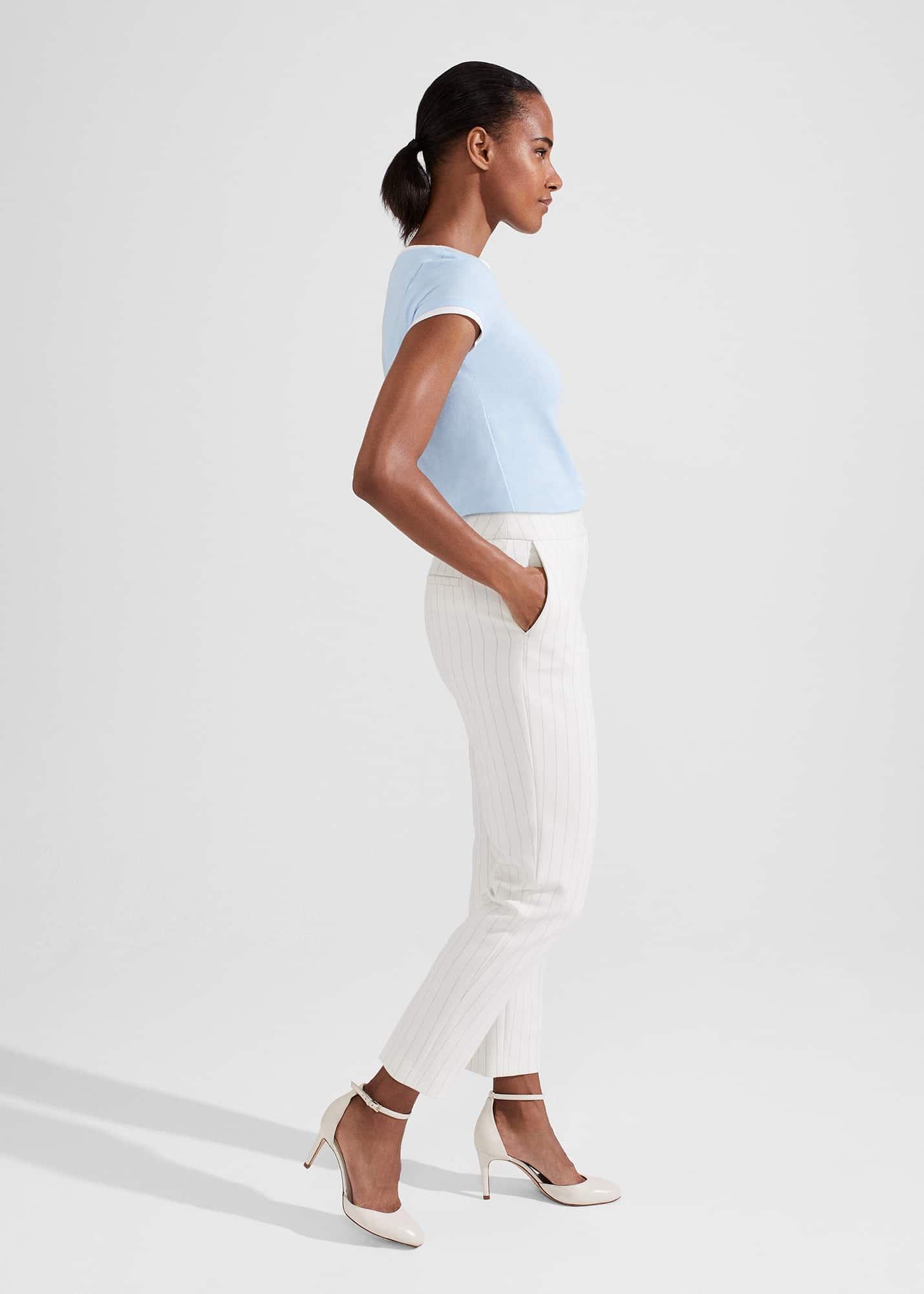 Sherry Trousers, Ivory Grey, hi-res