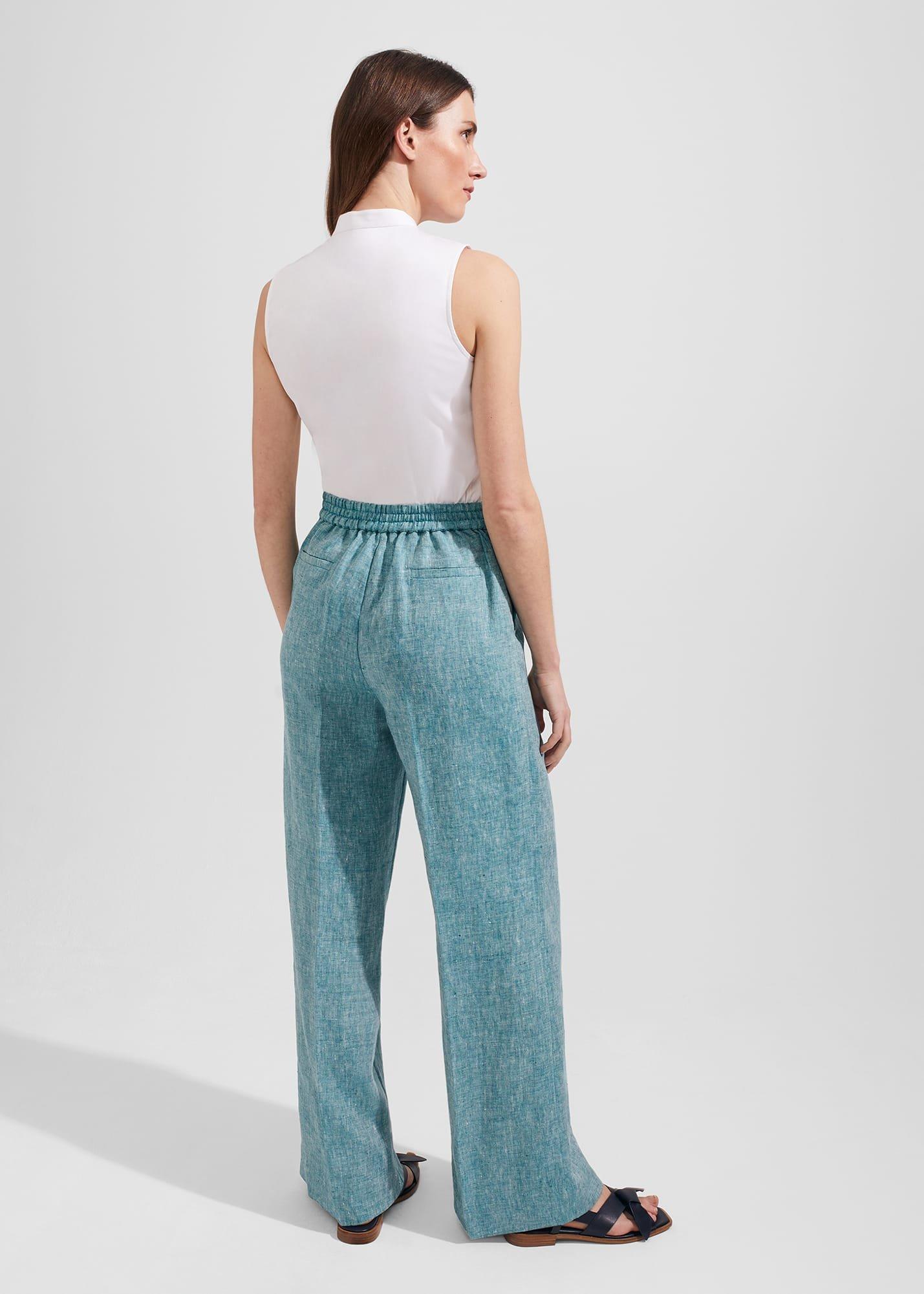 Mirabel Trousers, Lagoon Green, hi-res