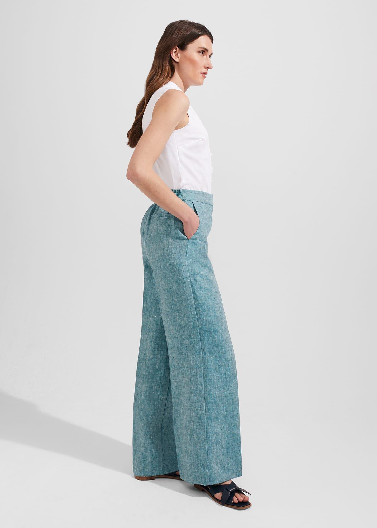 Mirabel Trousers, Lagoon Green, hi-res