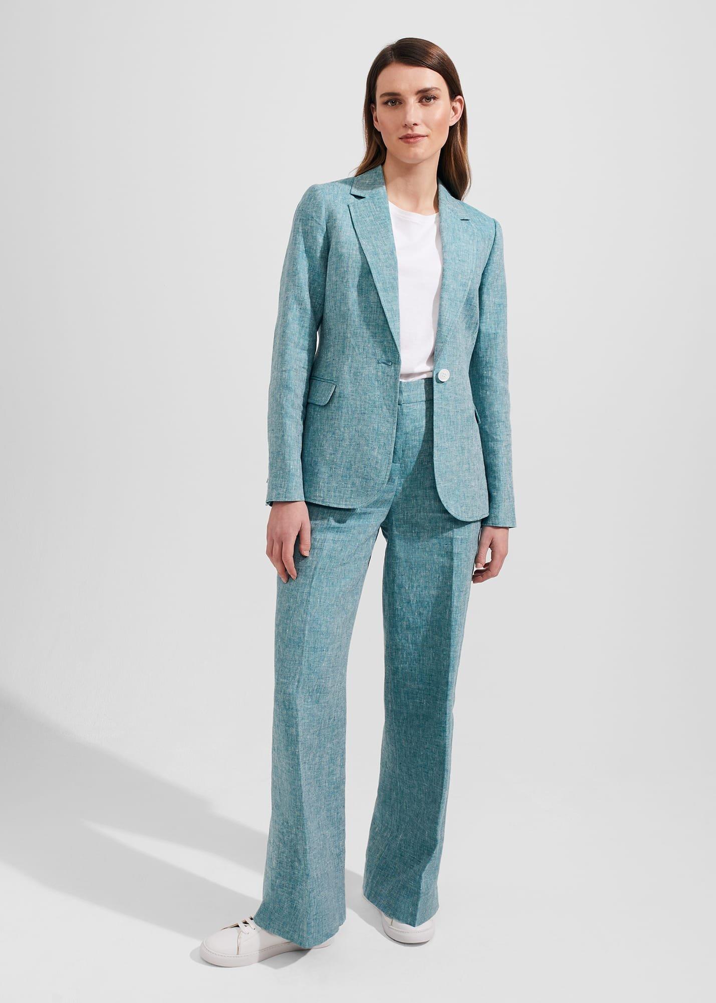 Mirabel Trousers, Lagoon Green, hi-res