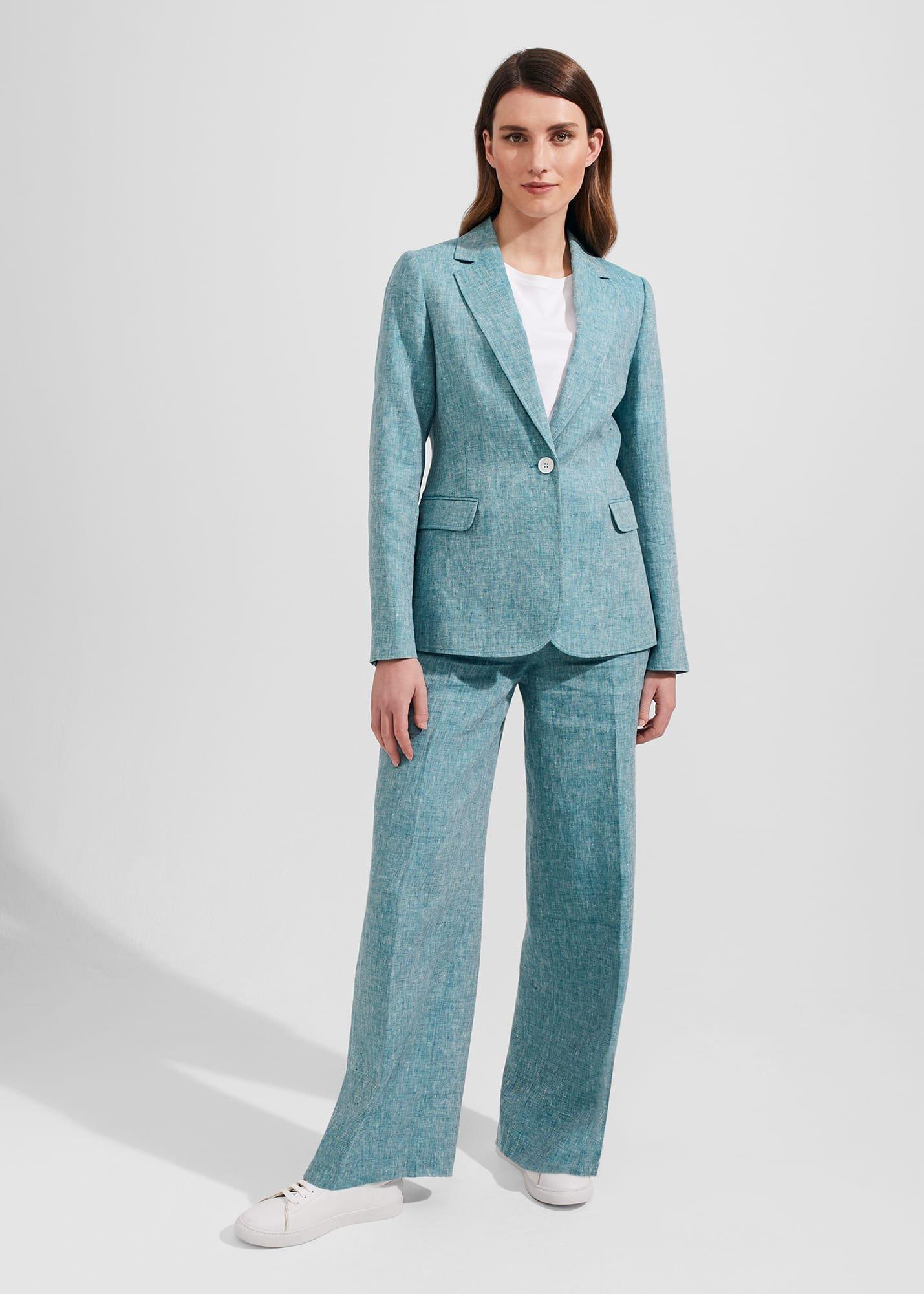 Mirabel Trousers, Lagoon Green, hi-res