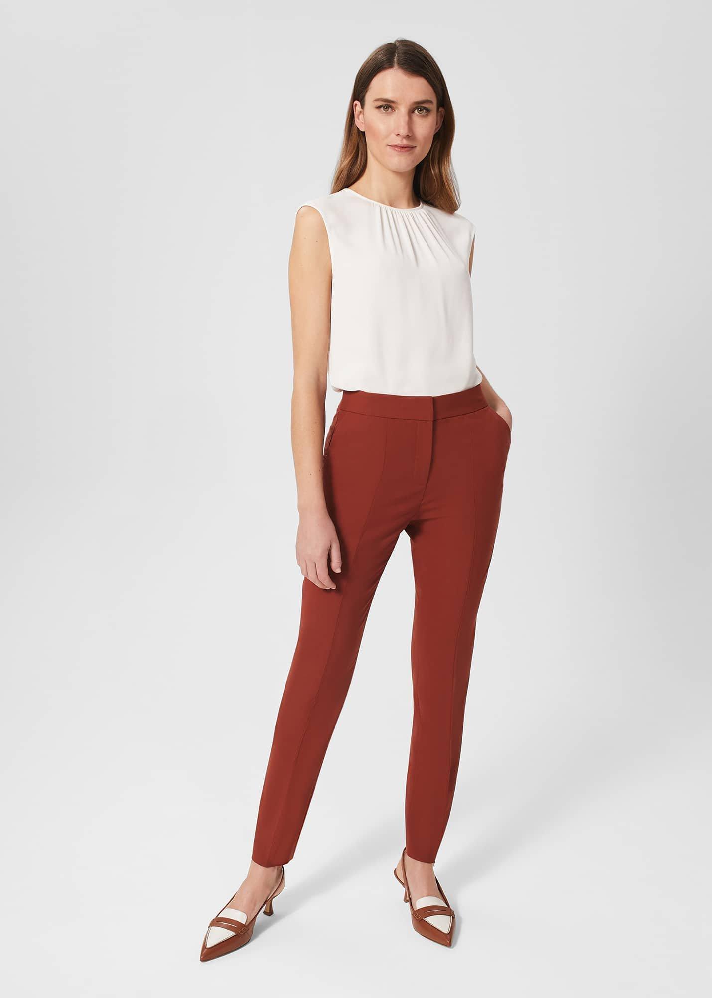 Meghan Trousers, Dark Pecan, hi-res