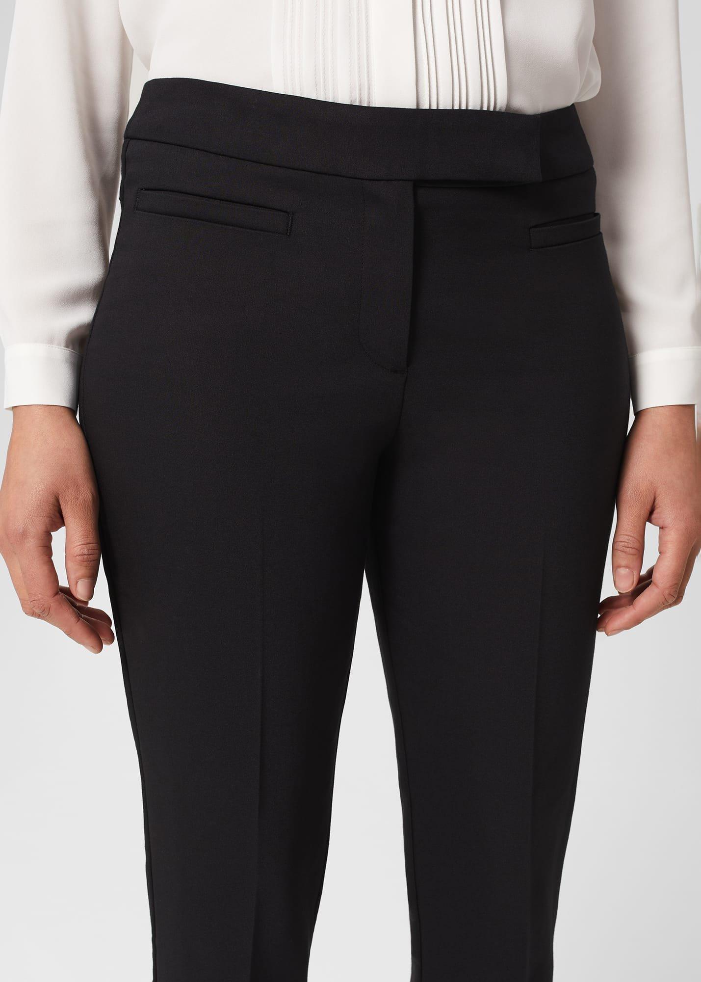 Petite Annie Trousers, Black, hi-res