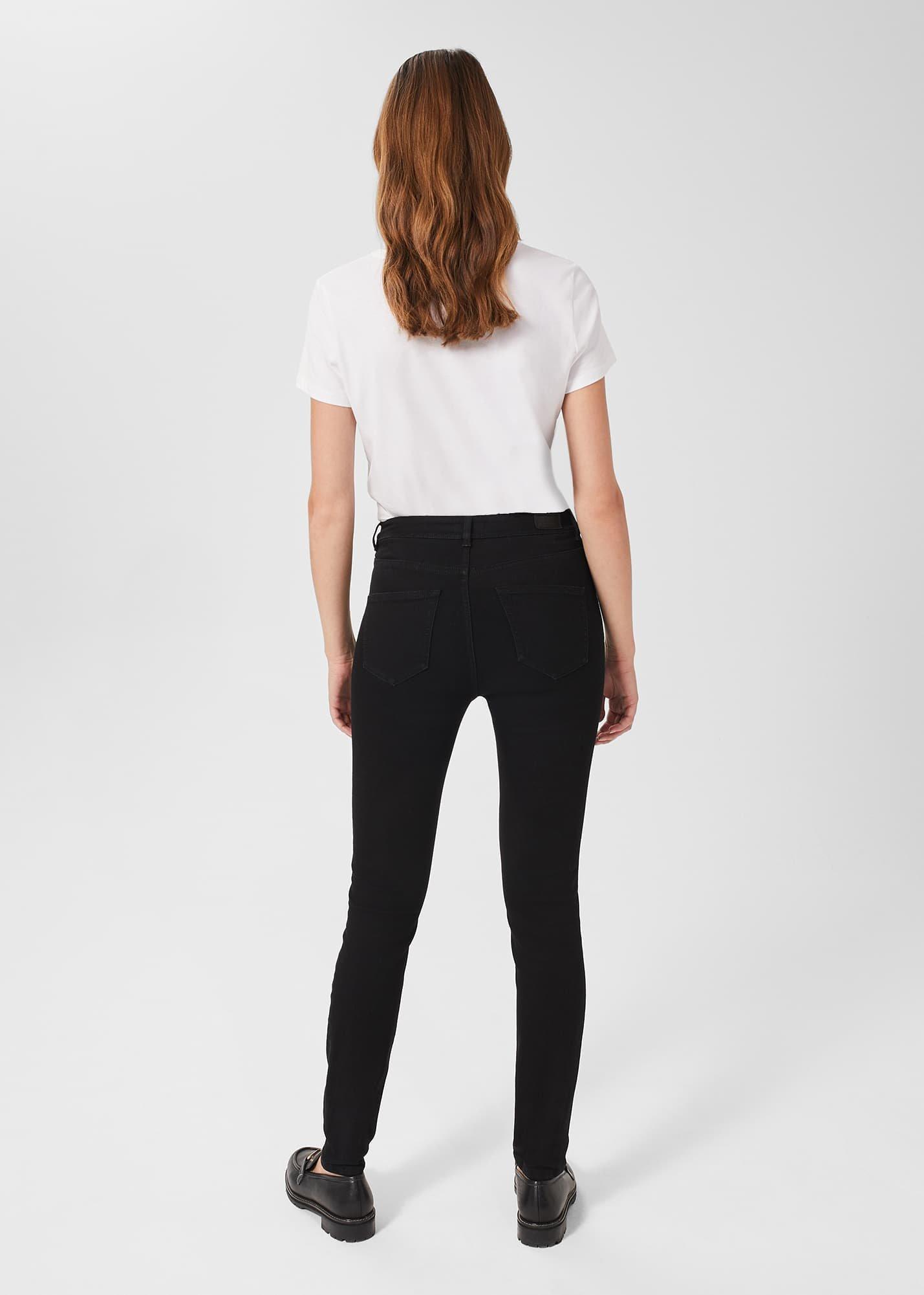 Petite Gia Sculpting Jeans, Black, hi-res