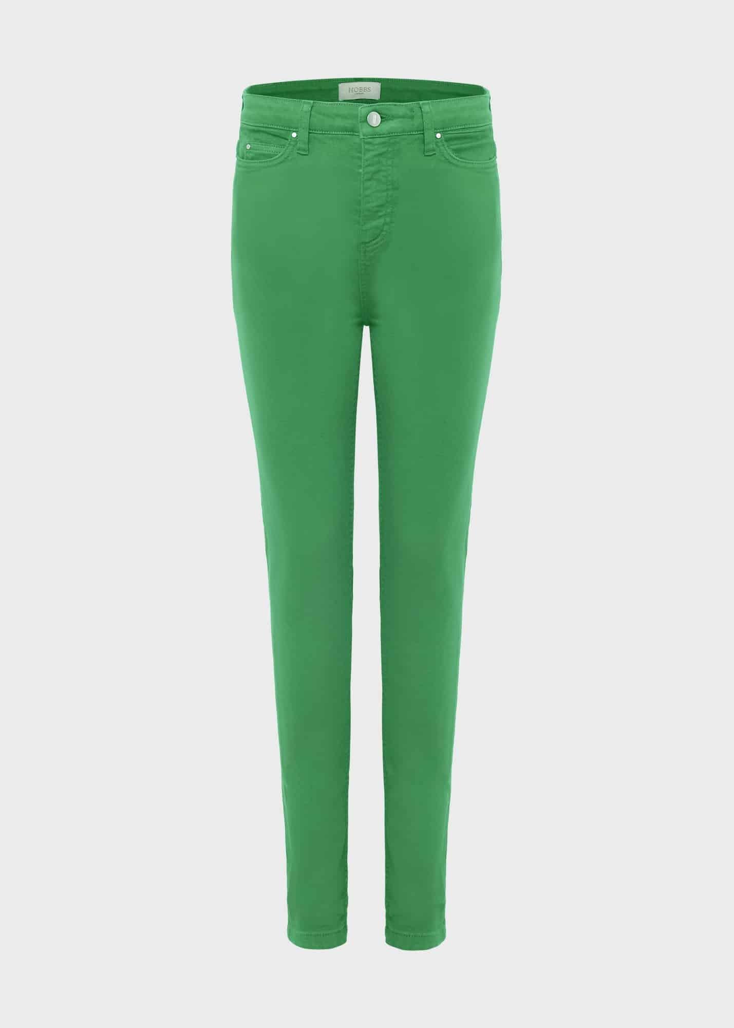 Gia Sculpting Jeans, Pea Green, hi-res