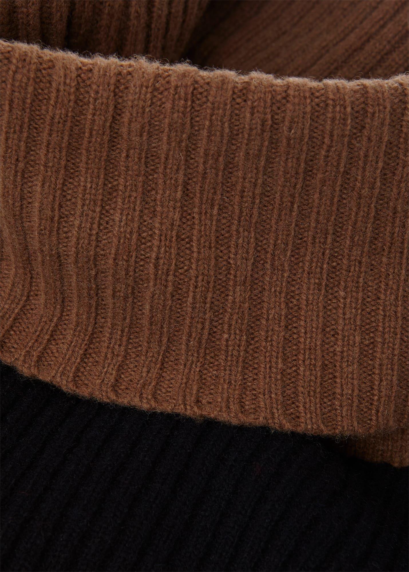 Melodie Merino Wool Jumper, Toffee Black, hi-res