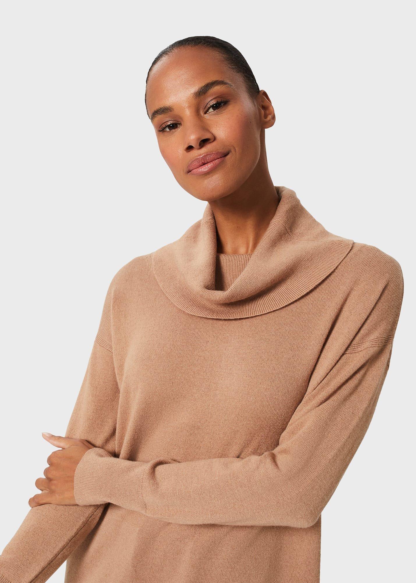 Harper Jumper With Cashmere, Camel, hi-res