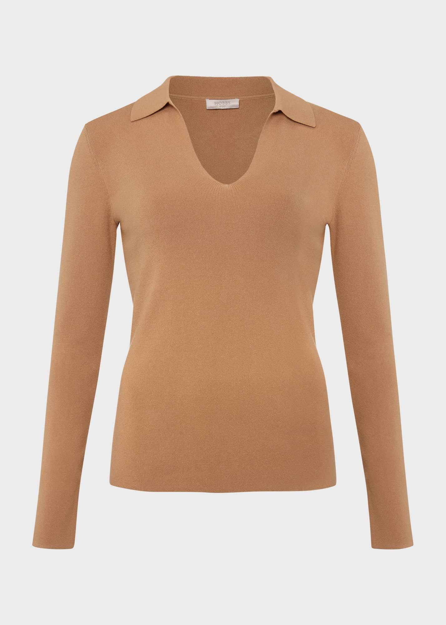 Tara Polo Jumper, Hobbs Camel, hi-res