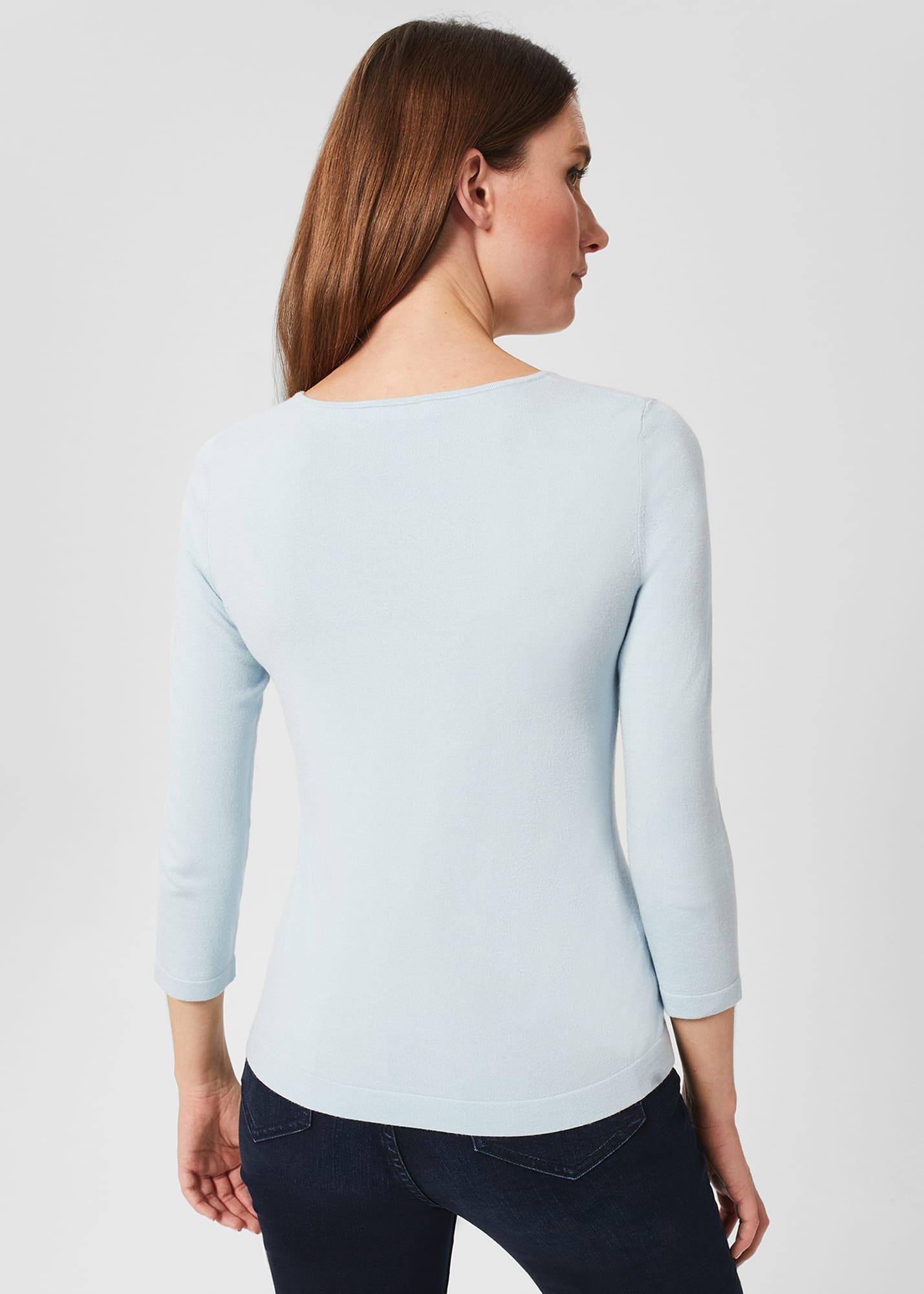 Rosabel Keyhole Top, Stone Blue, hi-res
