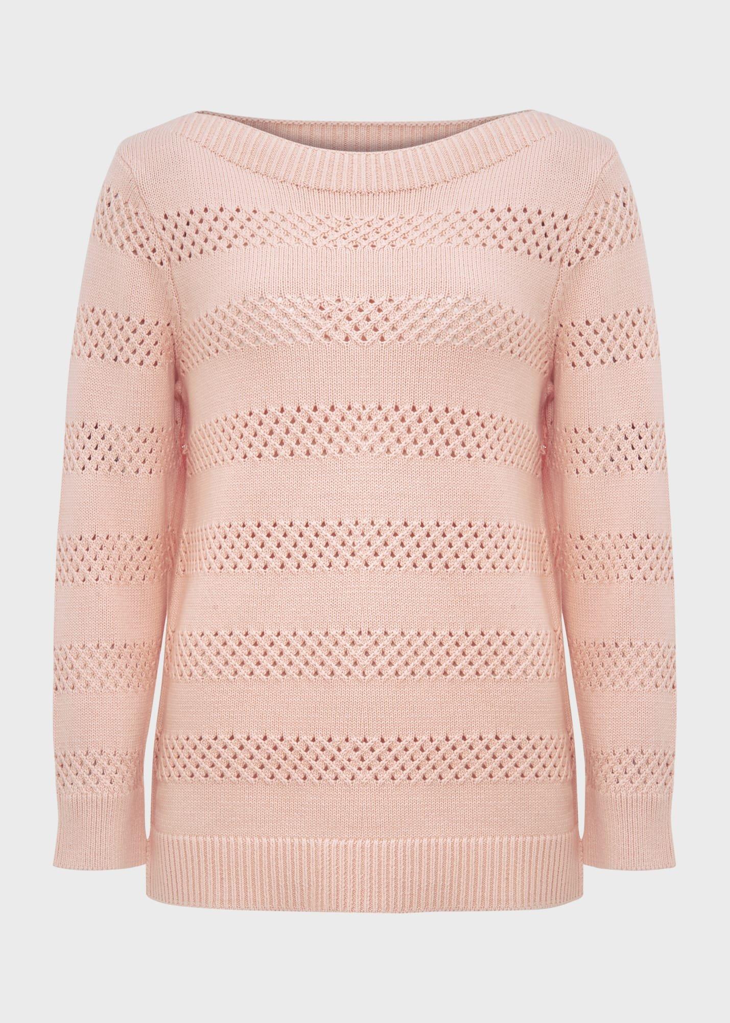 Aly Cotton Jumper, Spring Pink, hi-res
