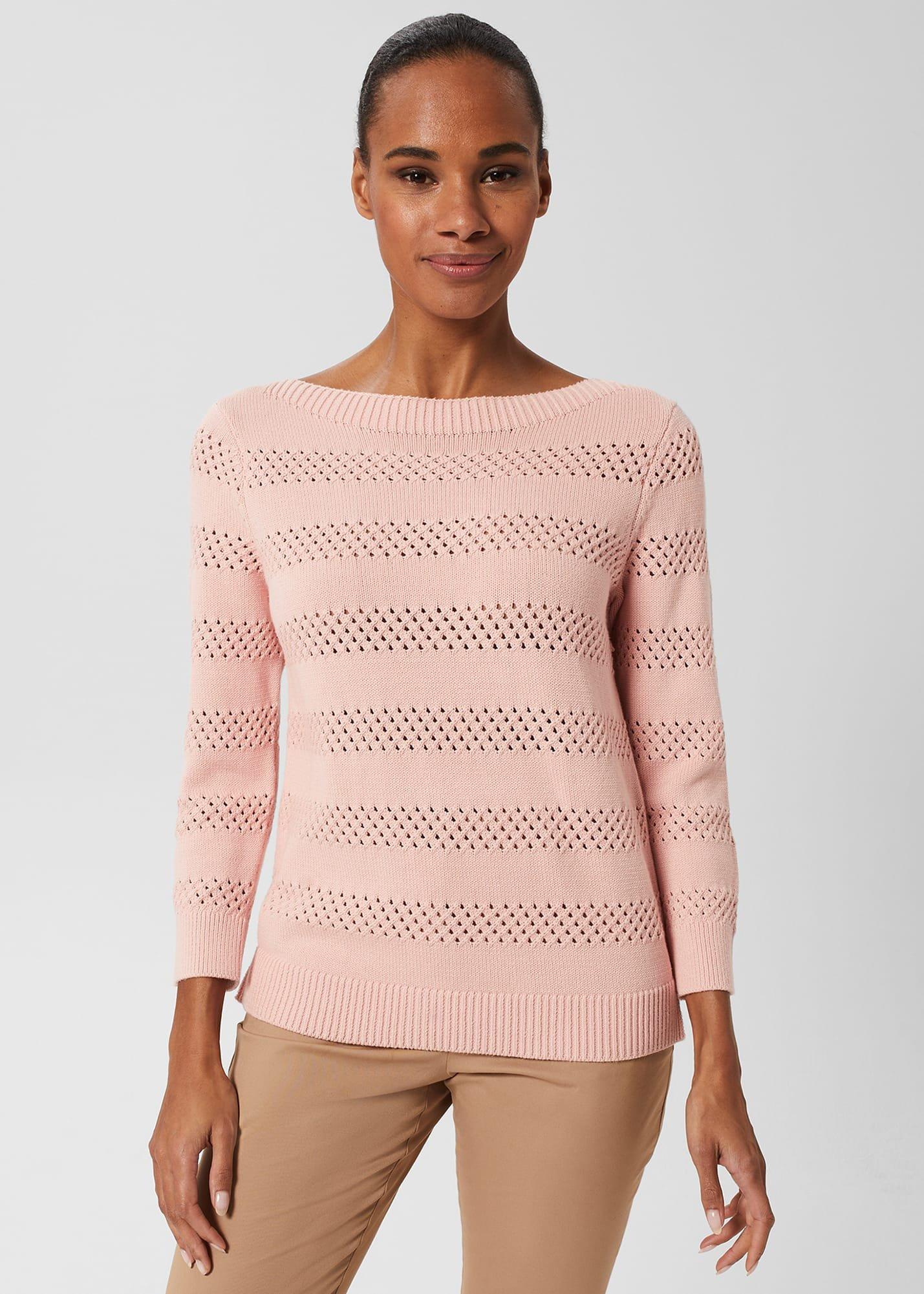 Aly Cotton Jumper, Spring Pink, hi-res