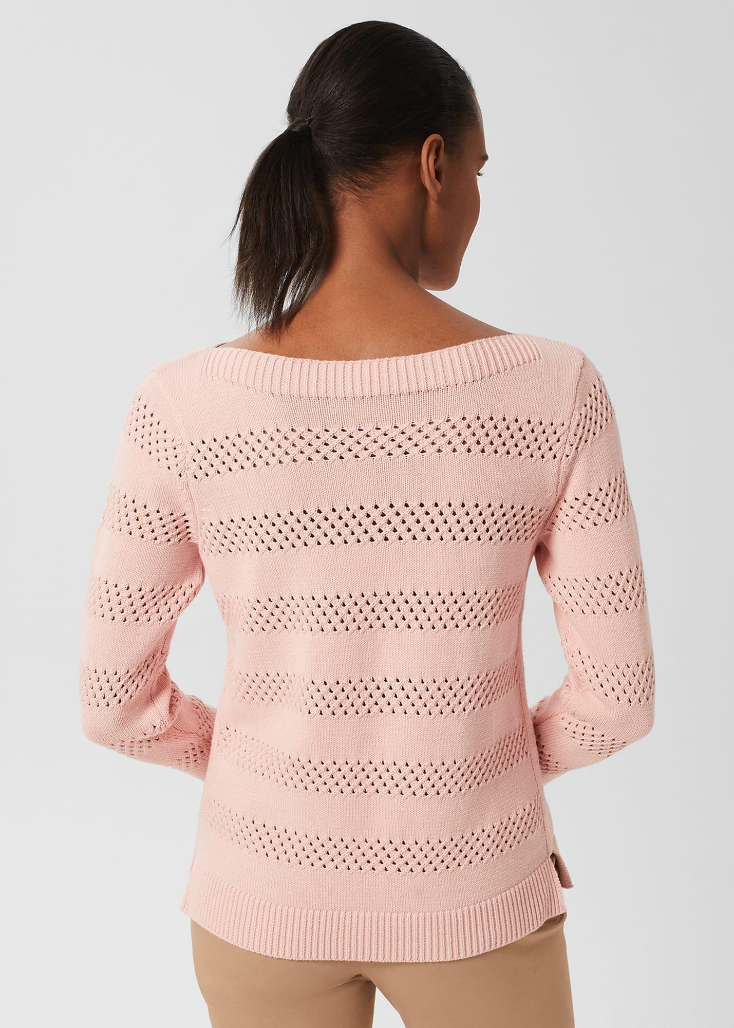 Aly Cotton Jumper, Spring Pink, hi-res