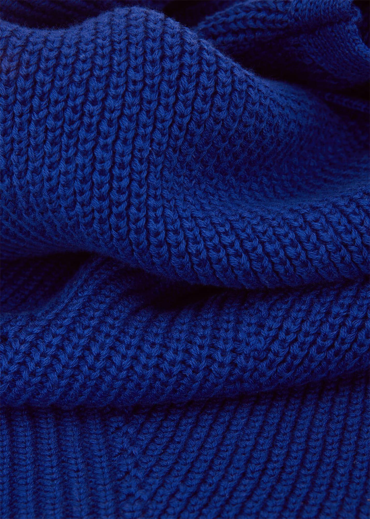 Elea Knitted Dress, Cobalt Blue, hi-res