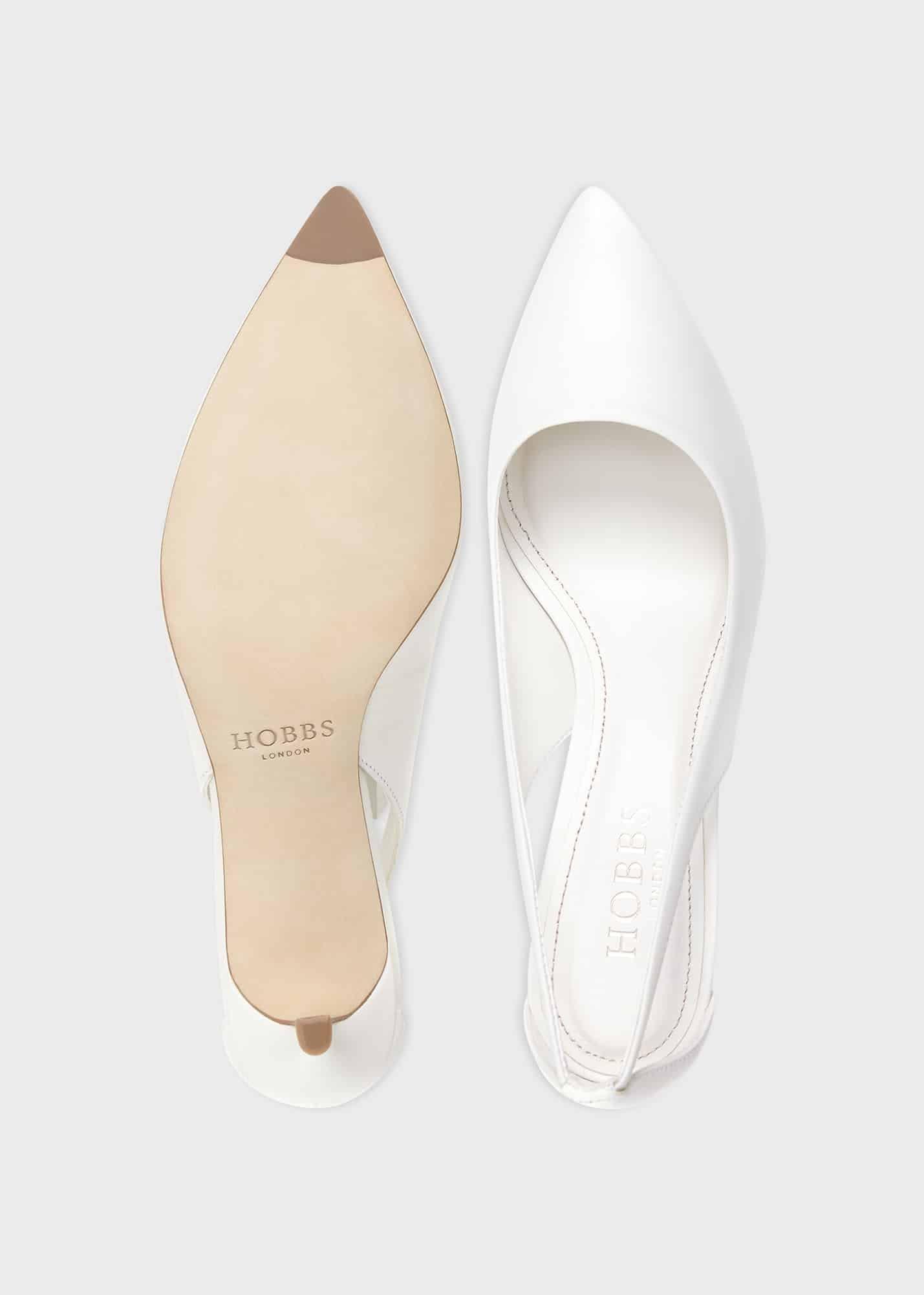 Natasha Court Shoes, White, hi-res