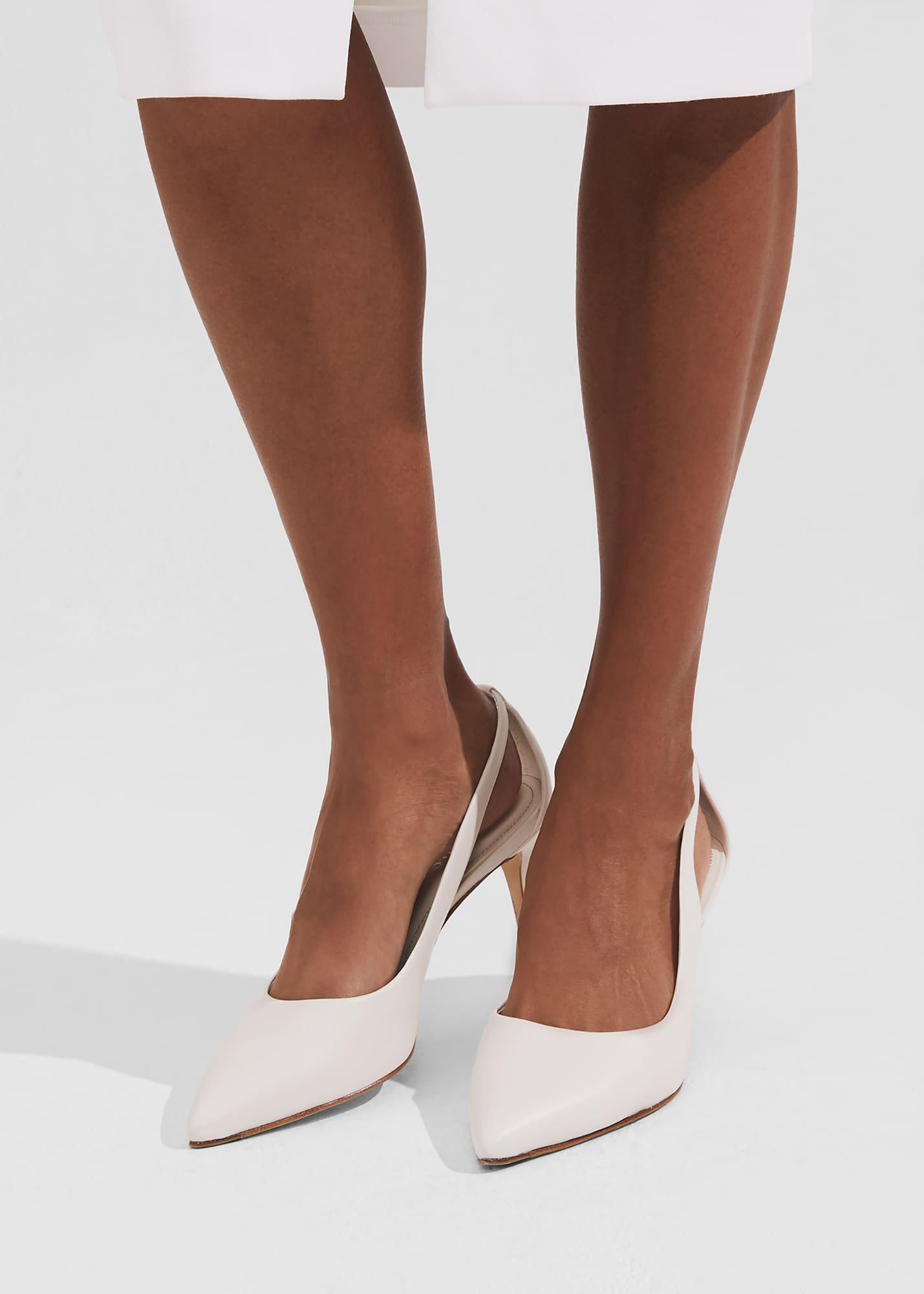 Natasha Court Shoes, White, hi-res