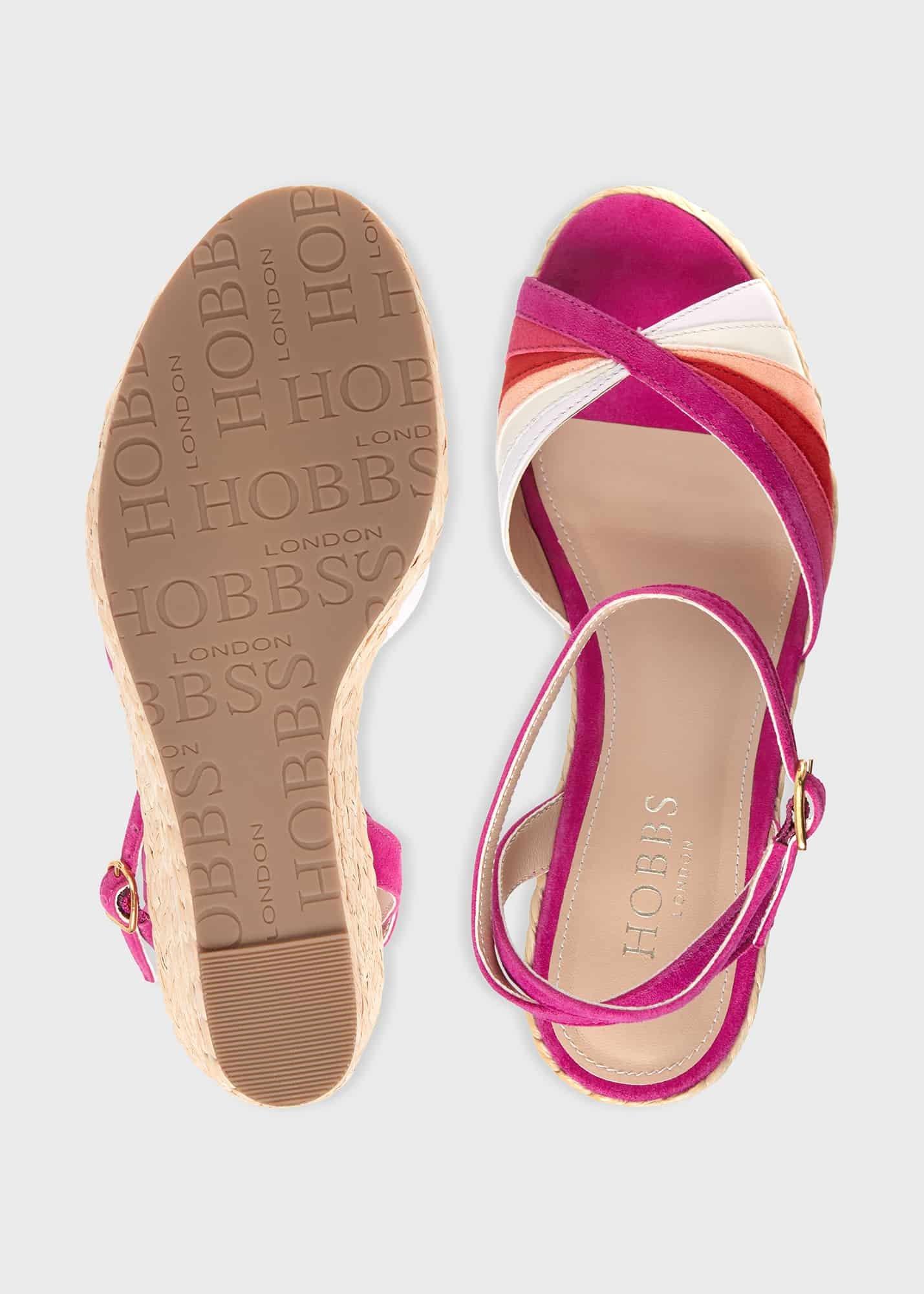 Wimbledon Wedge, Pink Multi, hi-res