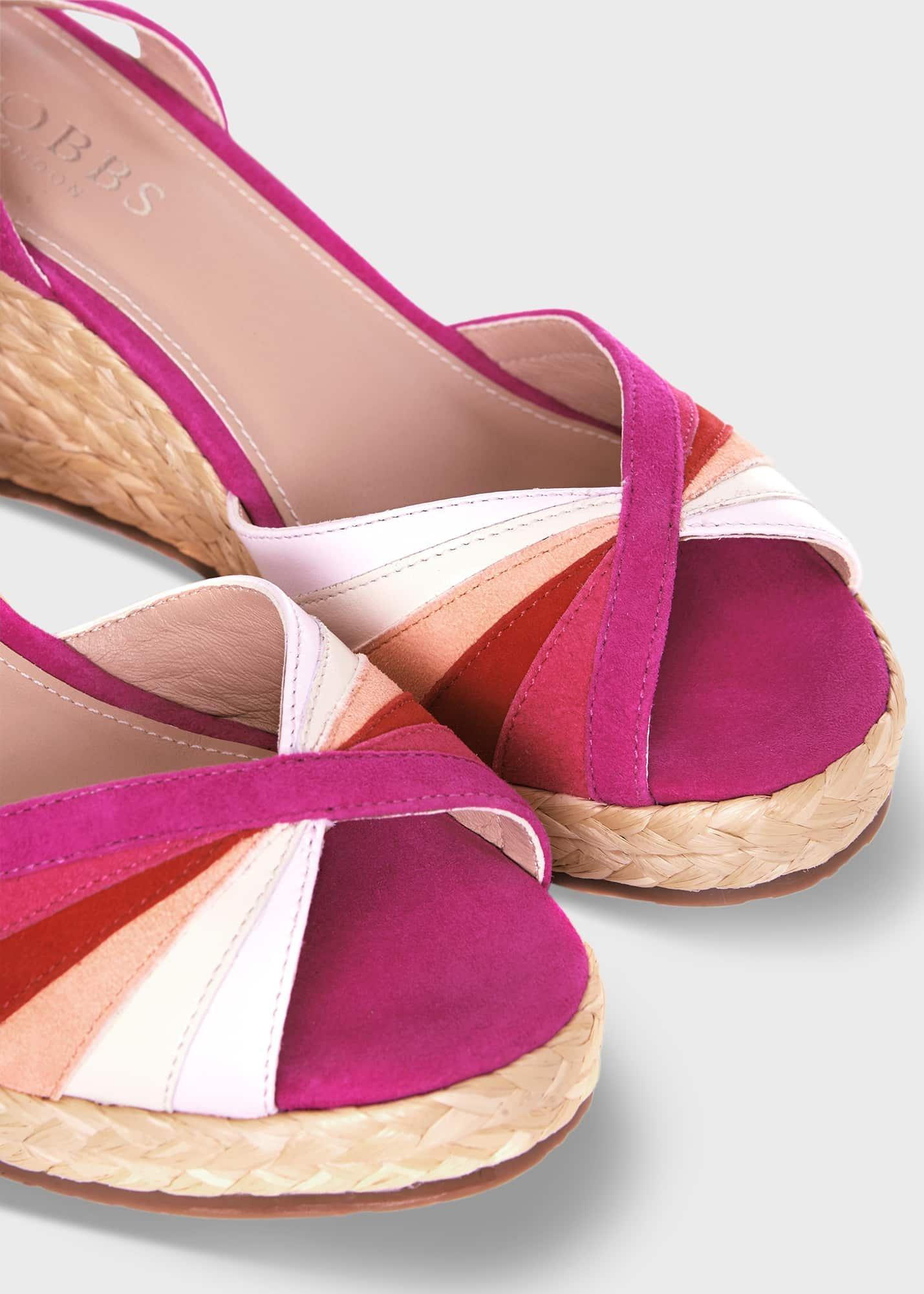 Wimbledon Wedge, Pink Multi, hi-res