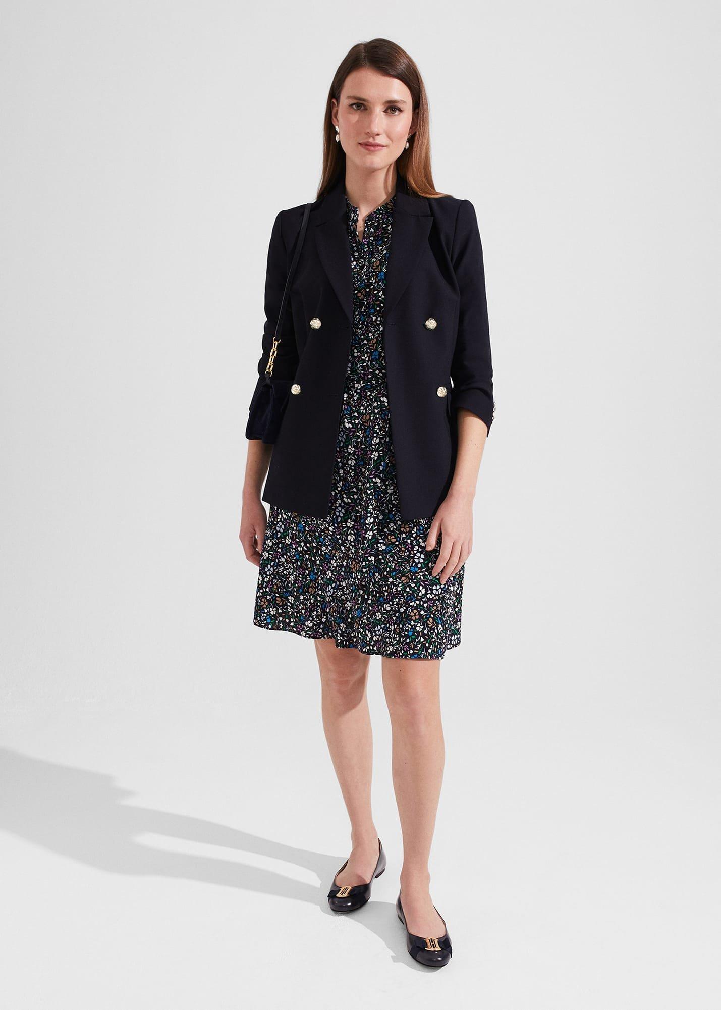 Cristie Flat, Navy, hi-res