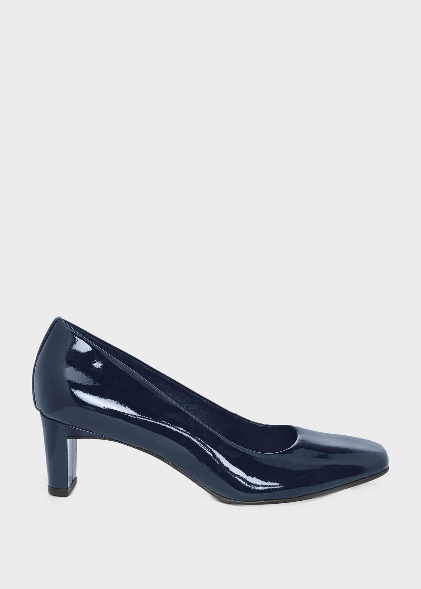 Myra Court Shoes, Navy, hi-res