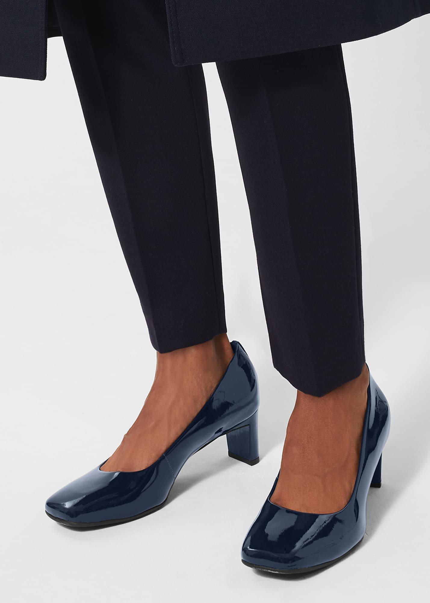 Myra Court Shoes, Navy, hi-res