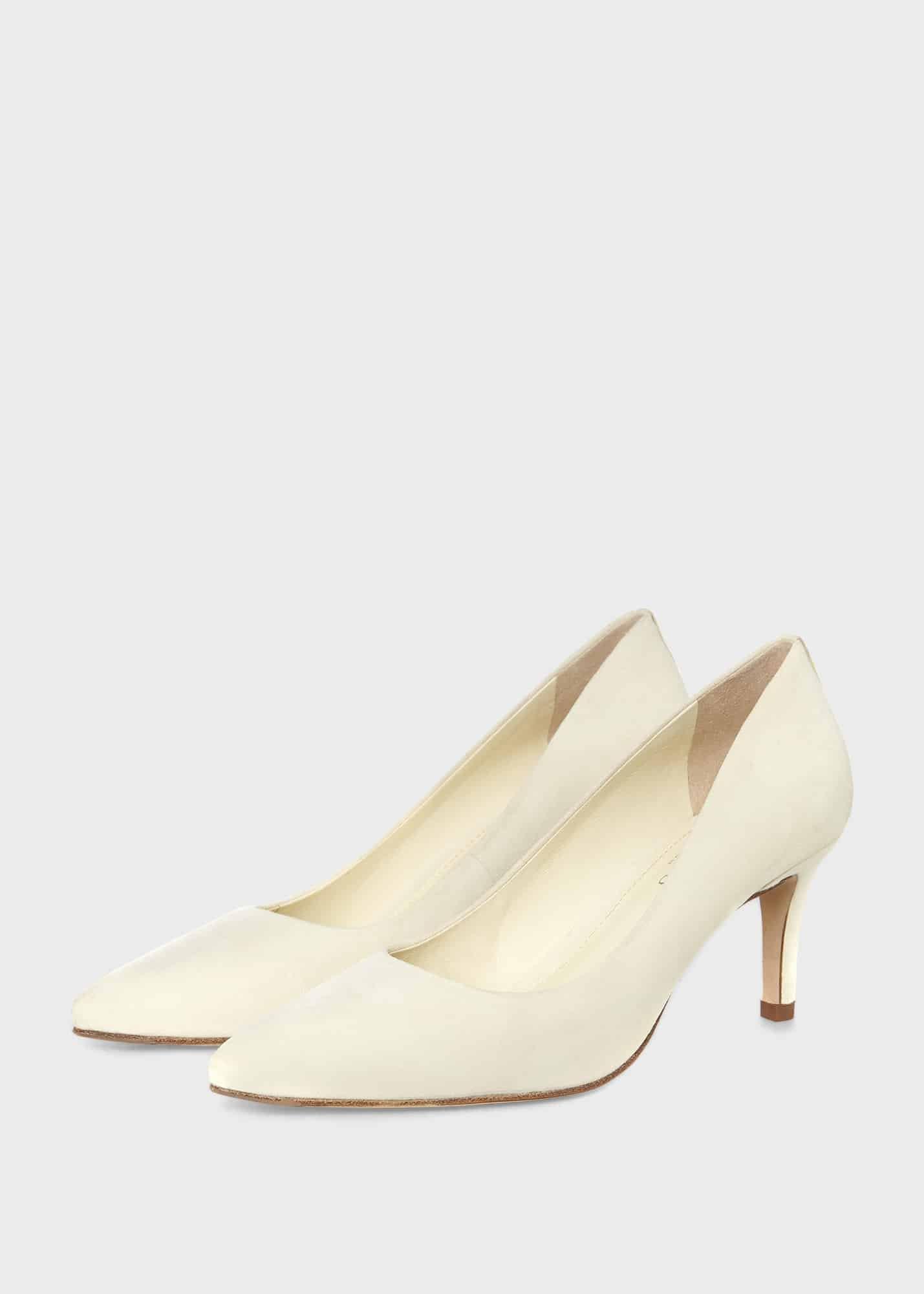 Adrienne Court Shoes, Pale Yellow, hi-res
