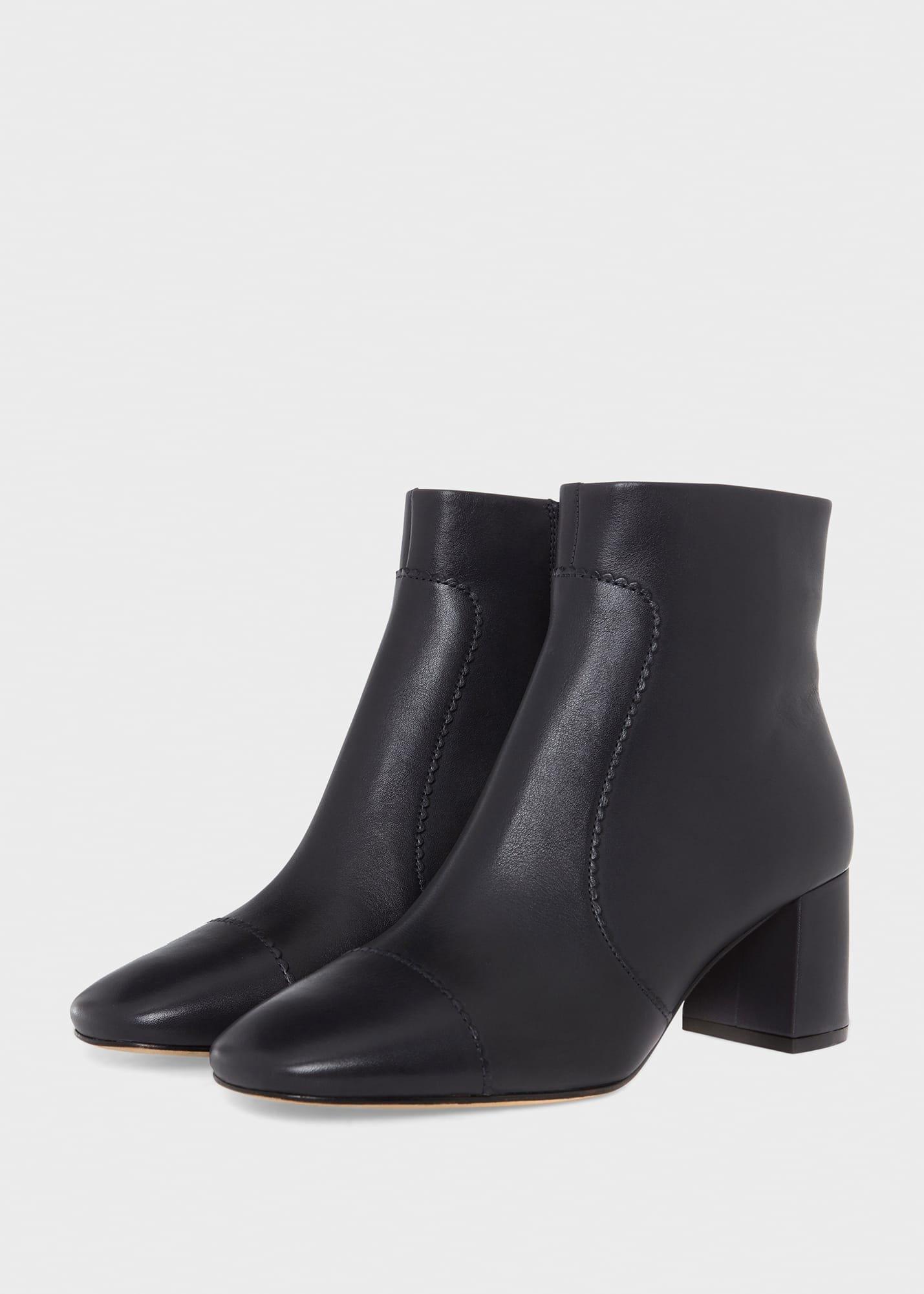 Leila Ankle Boots, Navy, hi-res