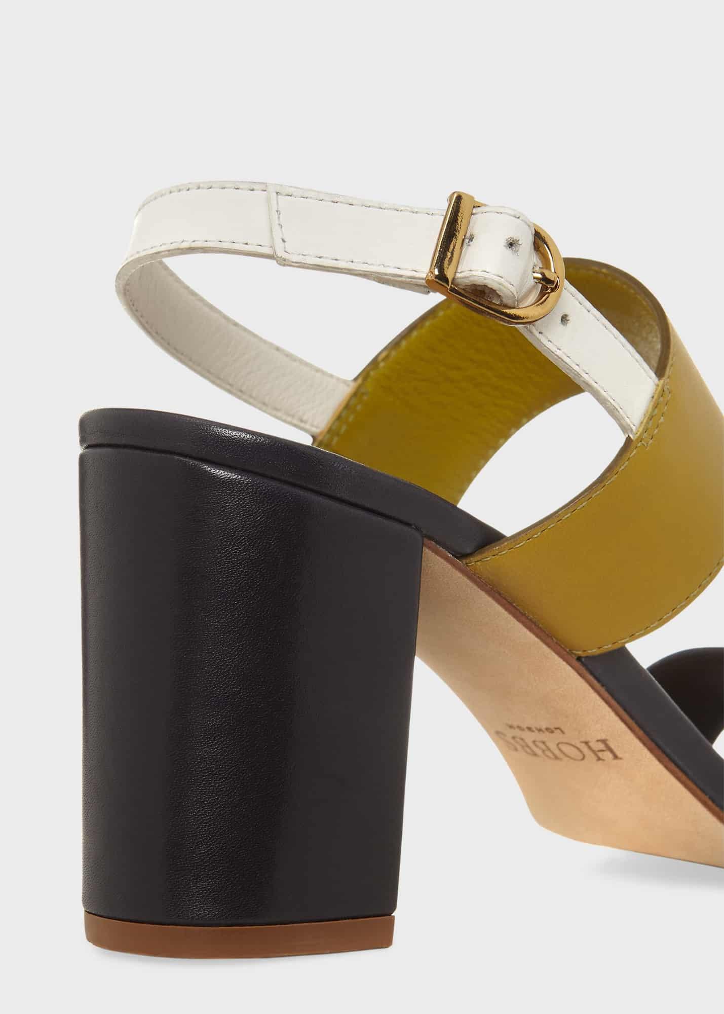 Blake Heeled Sandal, Navy, hi-res