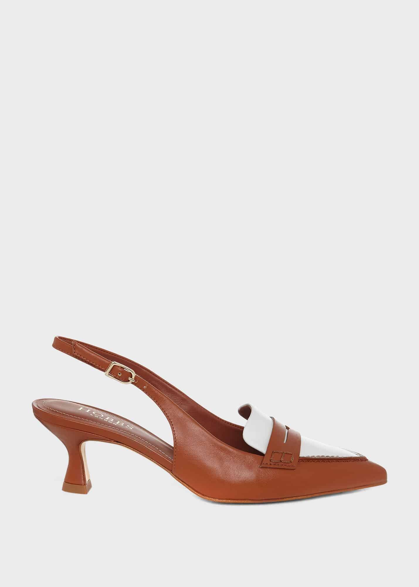 Mischa Sling Back, Tan Ivory, hi-res