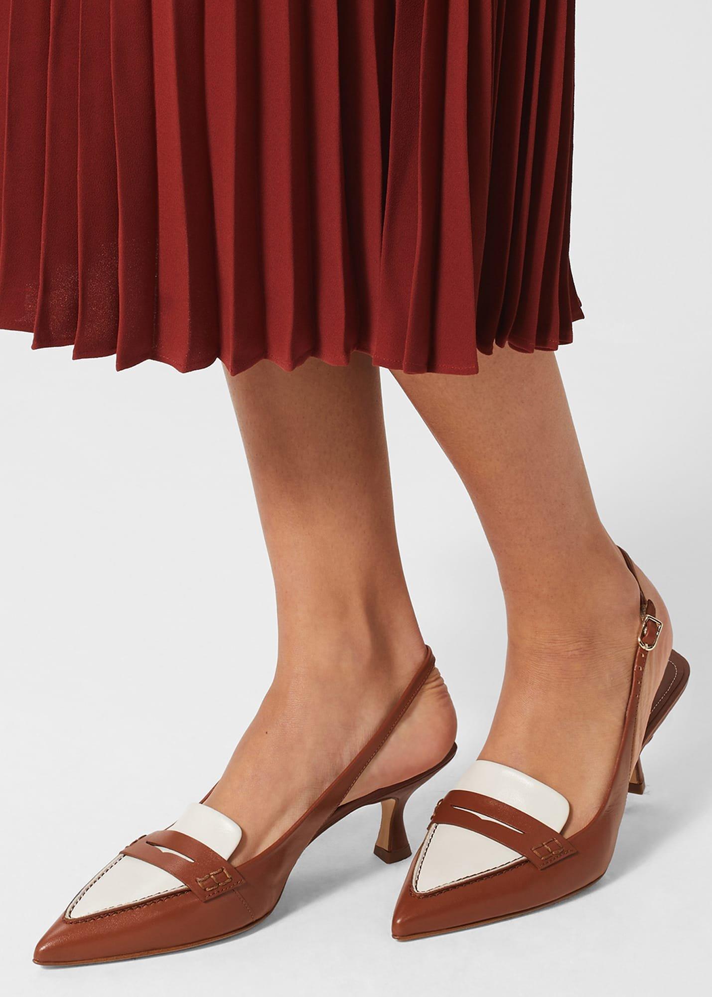 Mischa Sling Back, Tan Ivory, hi-res