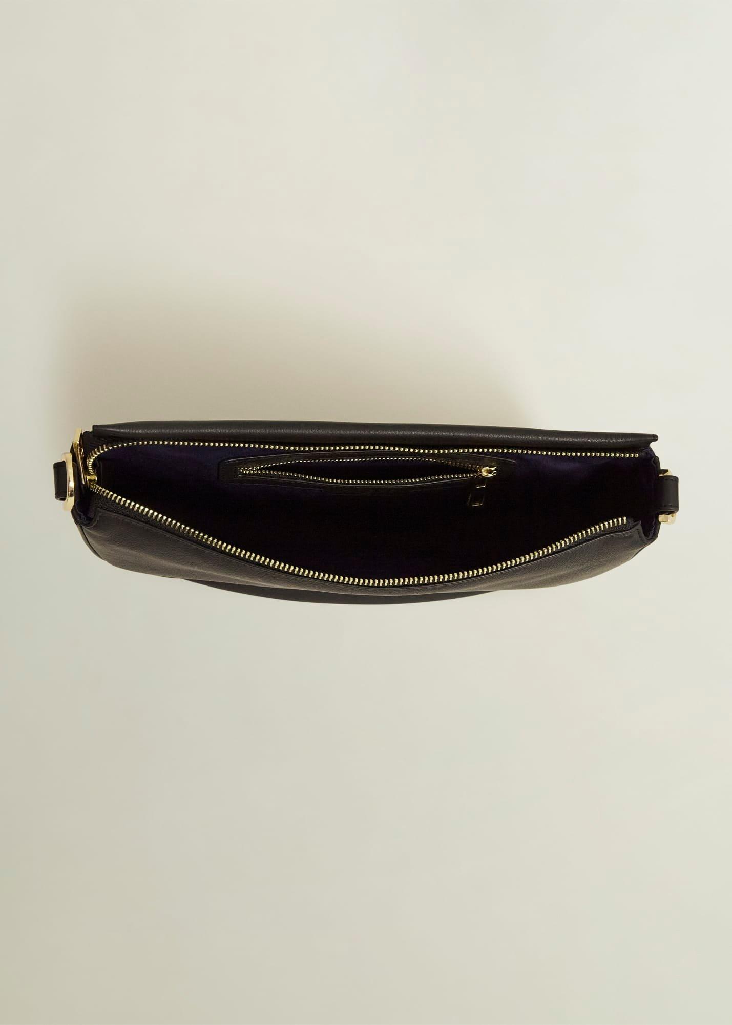 Chiswick Leather Shoulder Bag, Black, hi-res