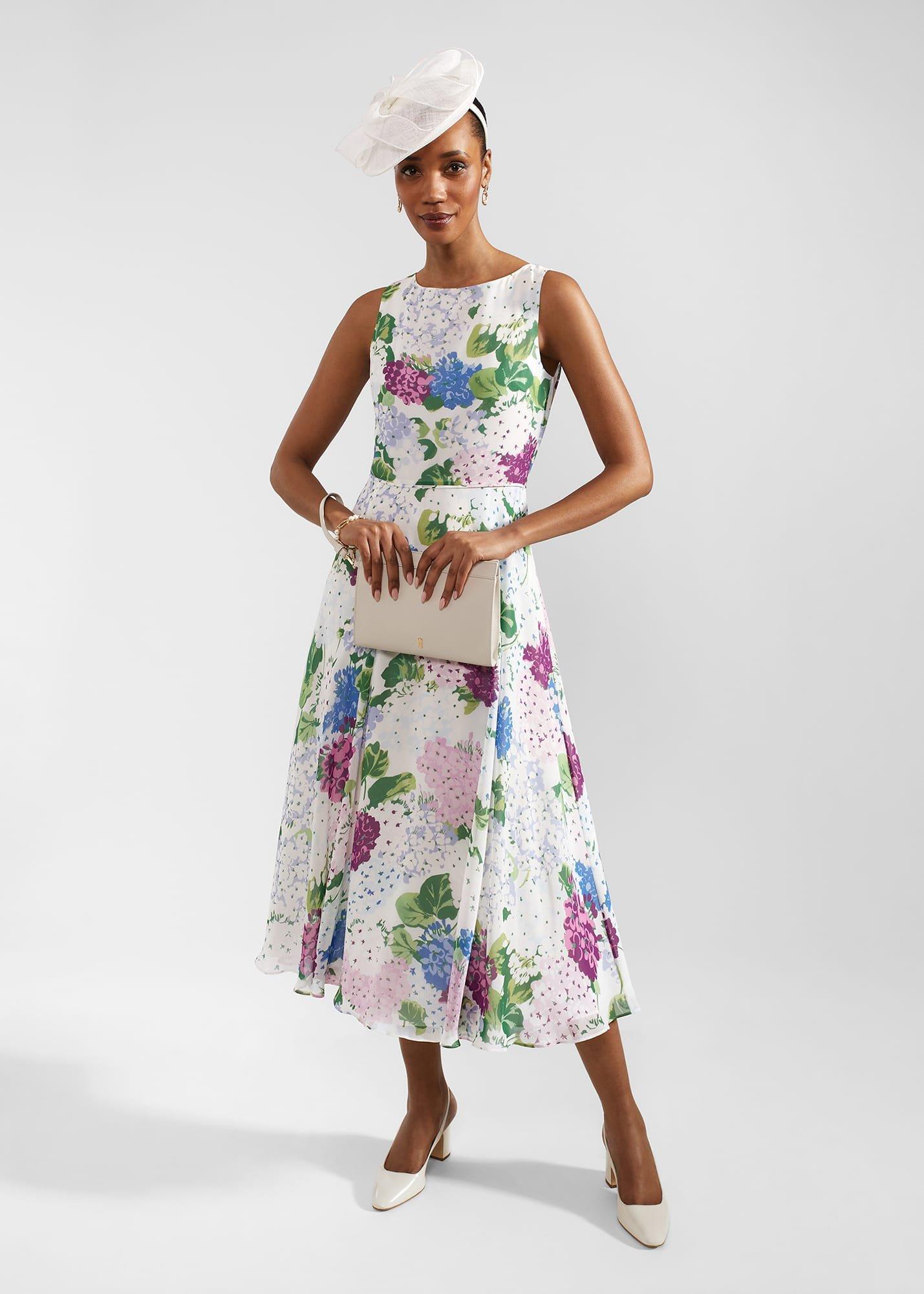 Catherine Leather Wristlet, Ivory, hi-res