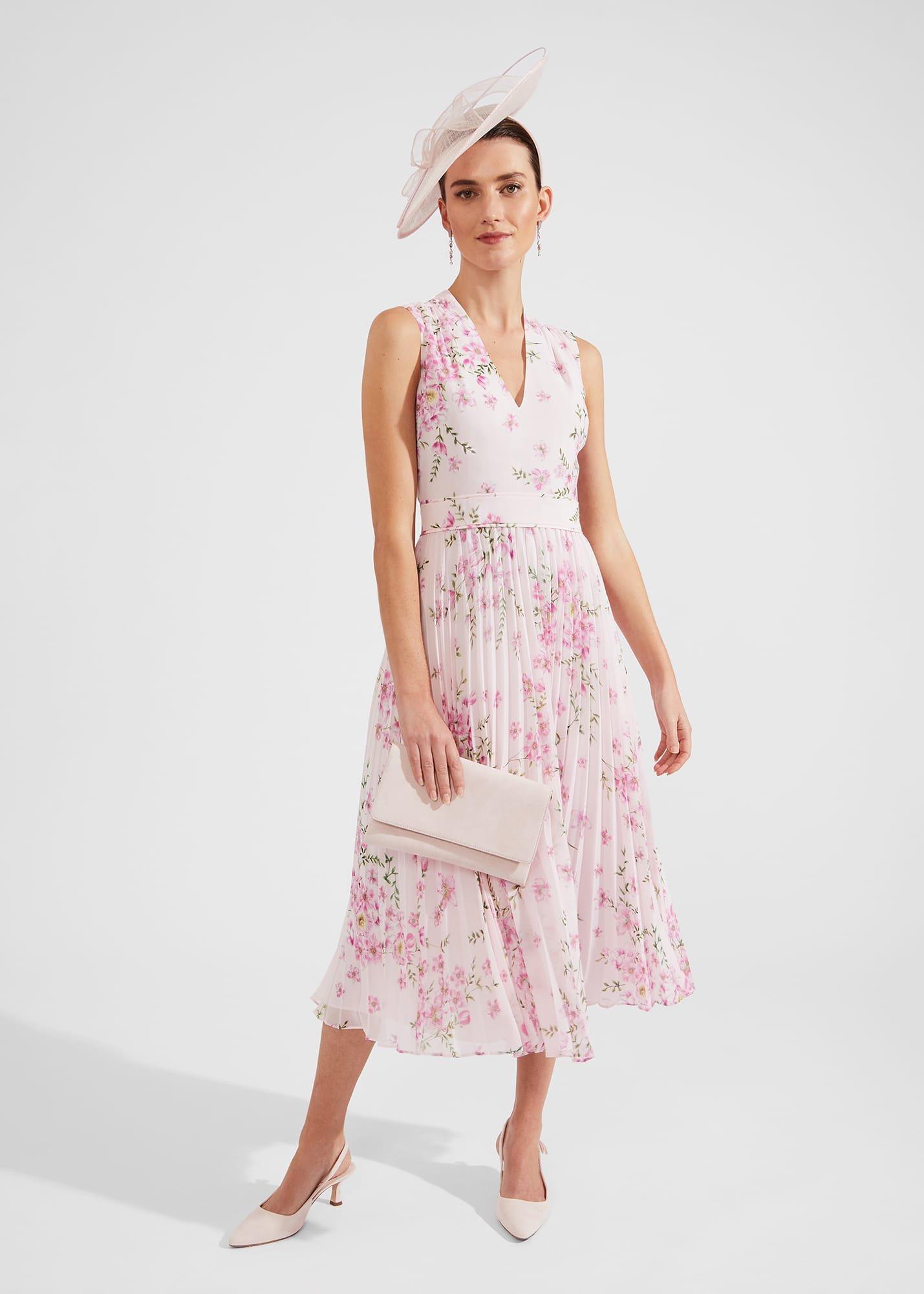 Chelsea Suede Clutch Bag, Pale Pink, hi-res