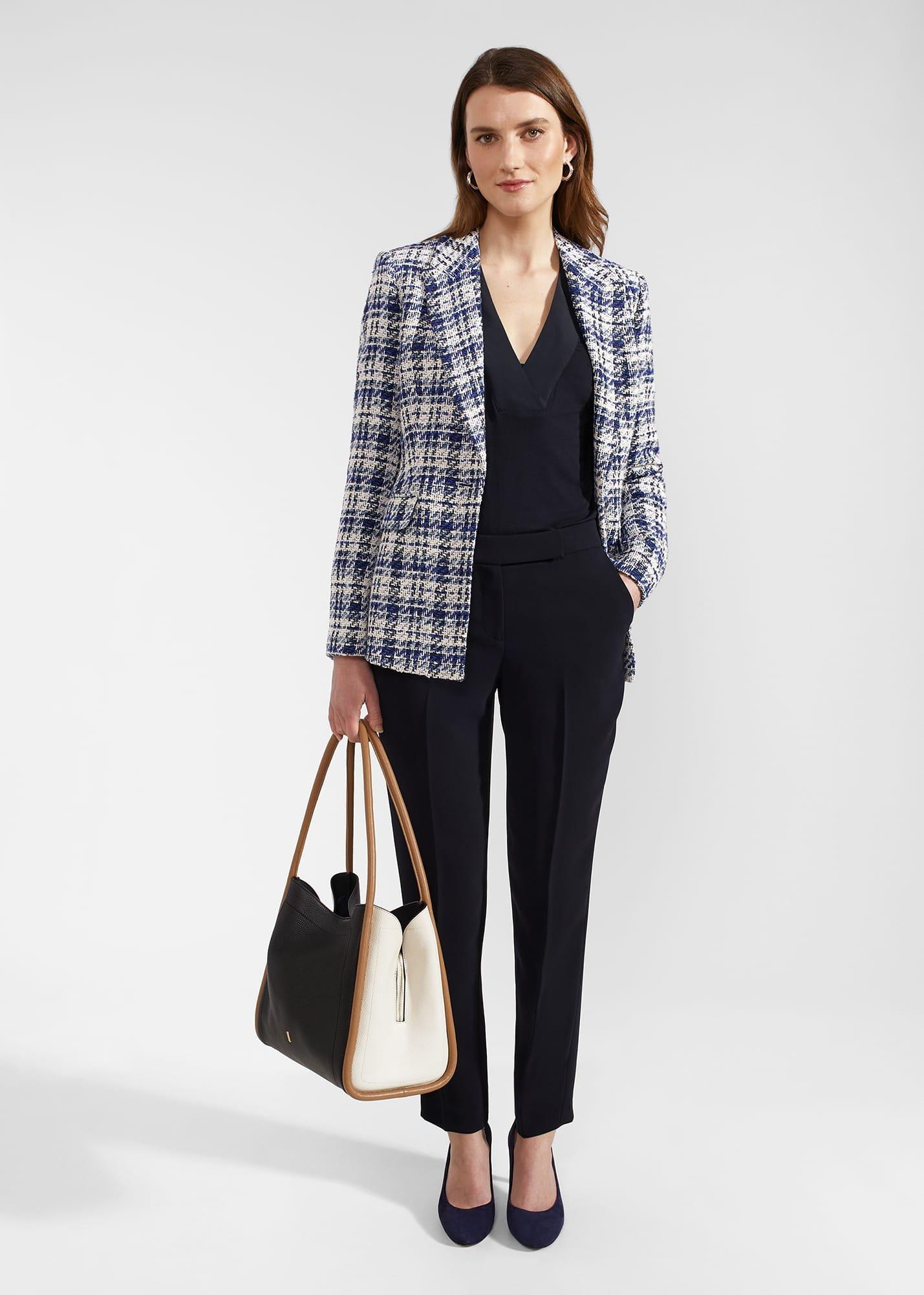 Jonie Long Sleeved Top, Hobbs Navy, hi-res