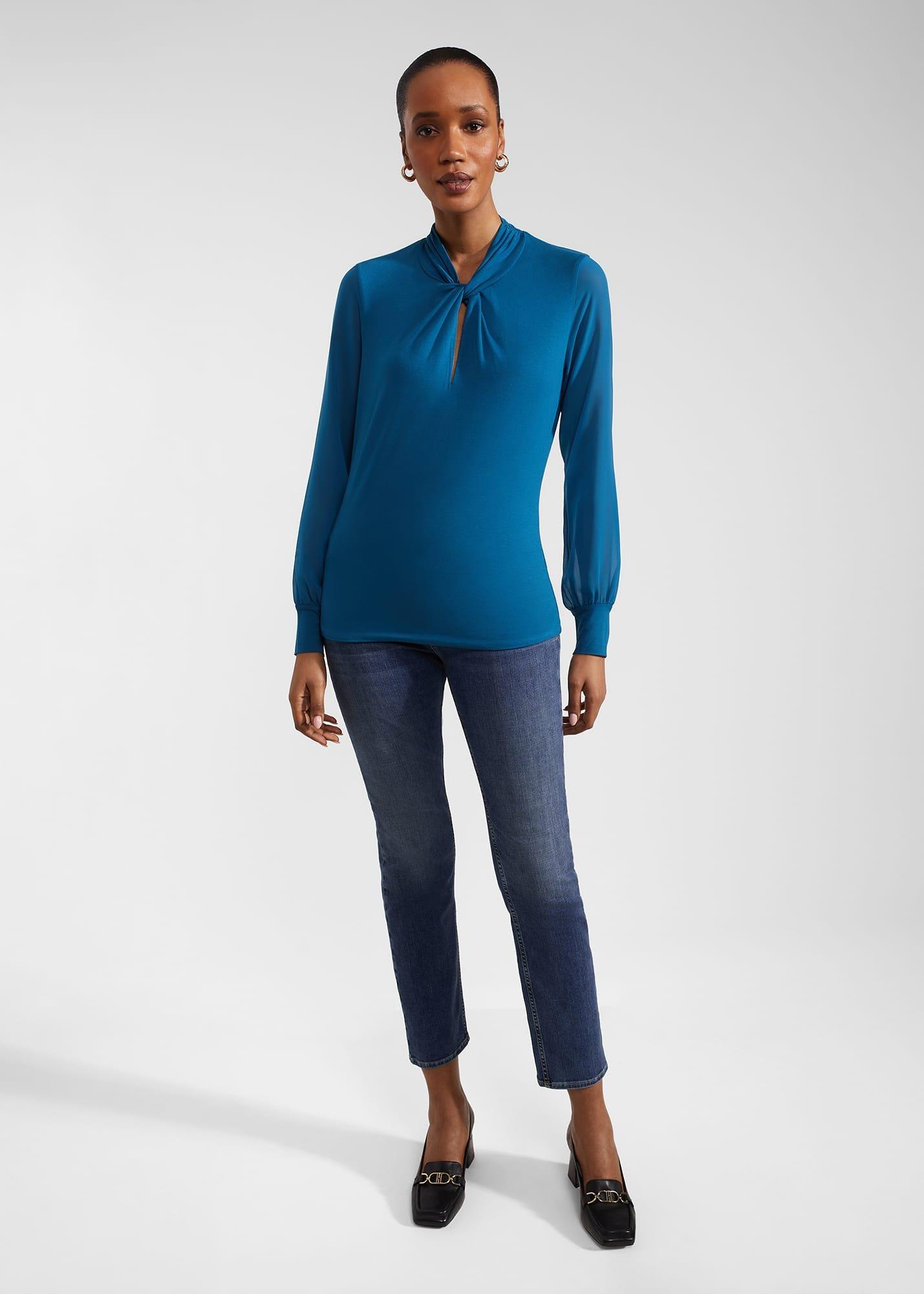 Ashley Top, Lyons Blue, hi-res