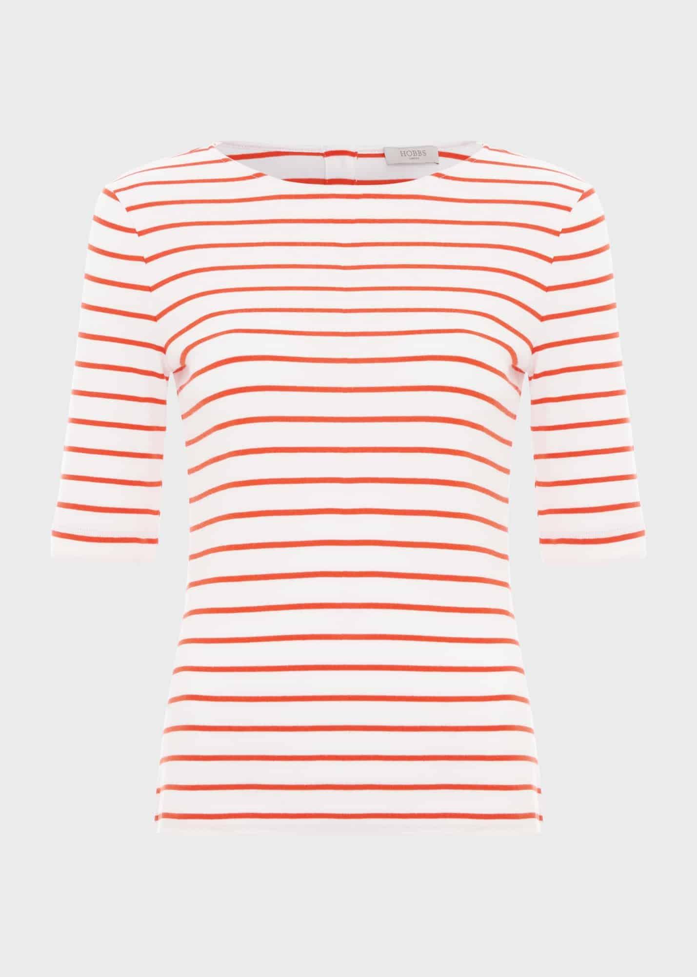 Katie Cotton Button Back Top