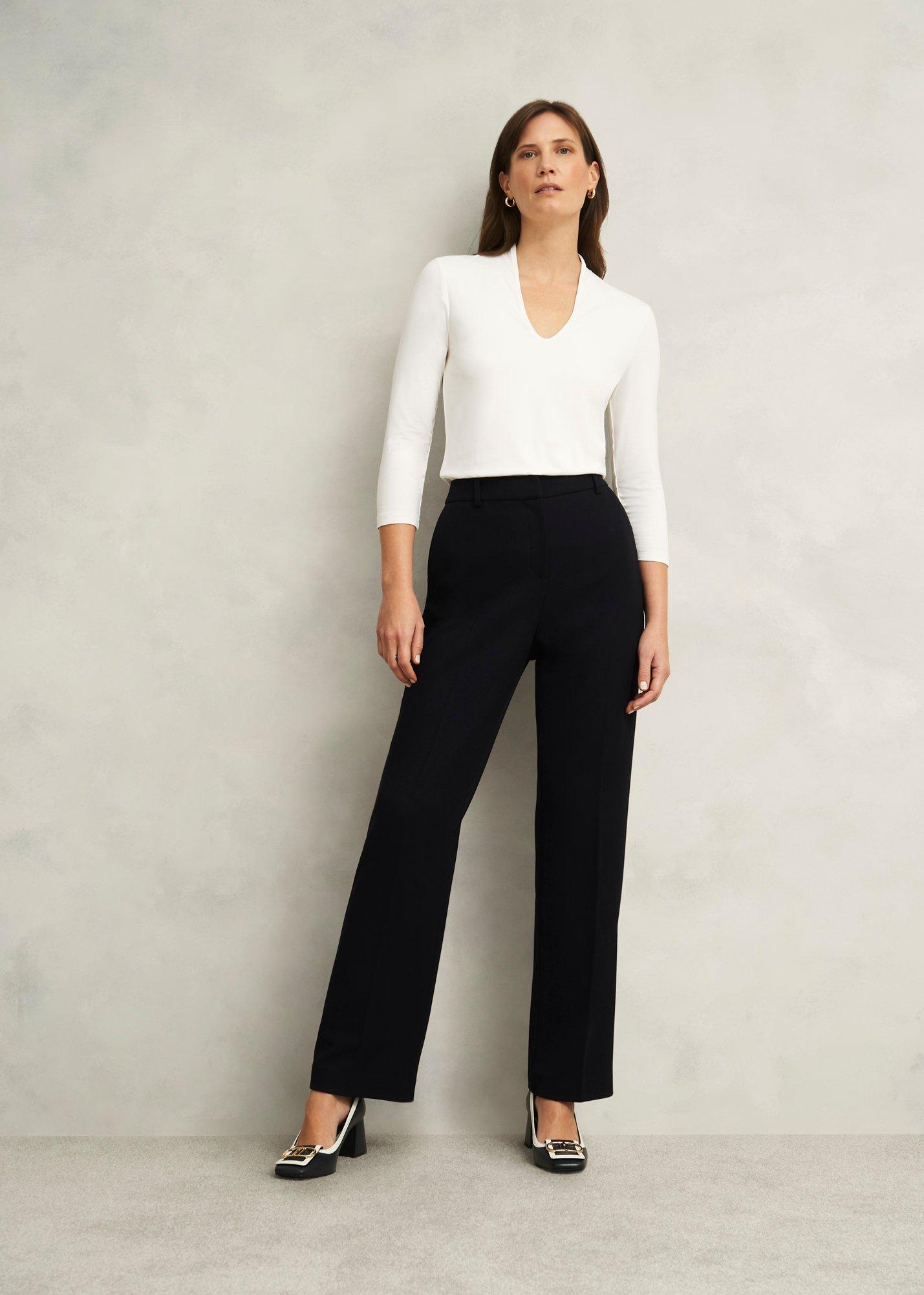 Aimee Double Fronted Top, Ivory, hi-res