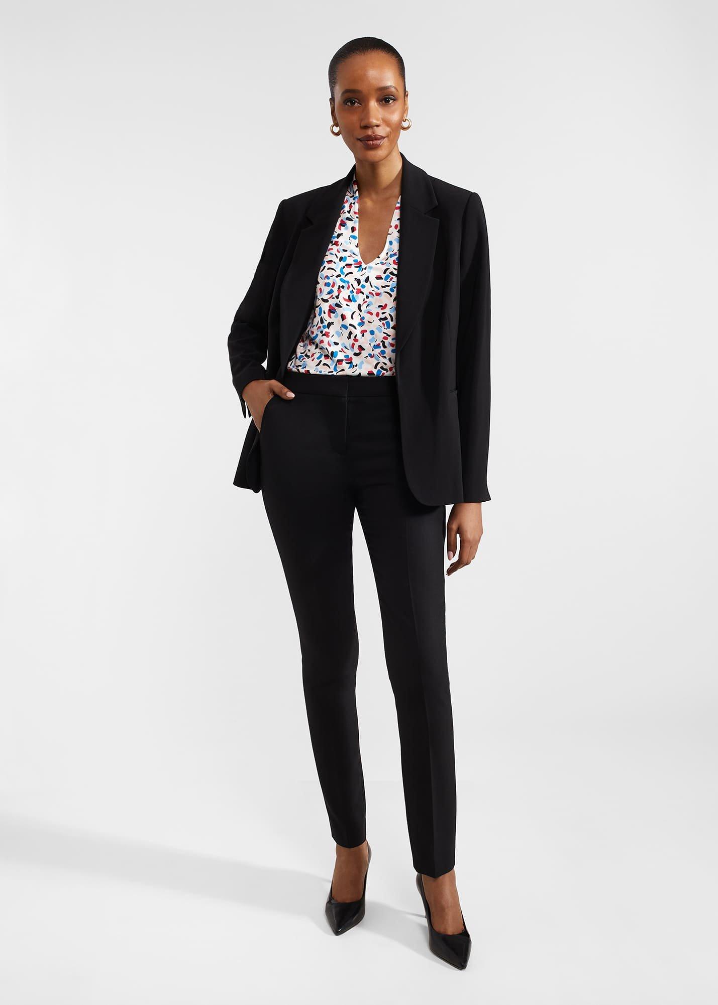 Aimee Printed Top, Ivory Multi, hi-res