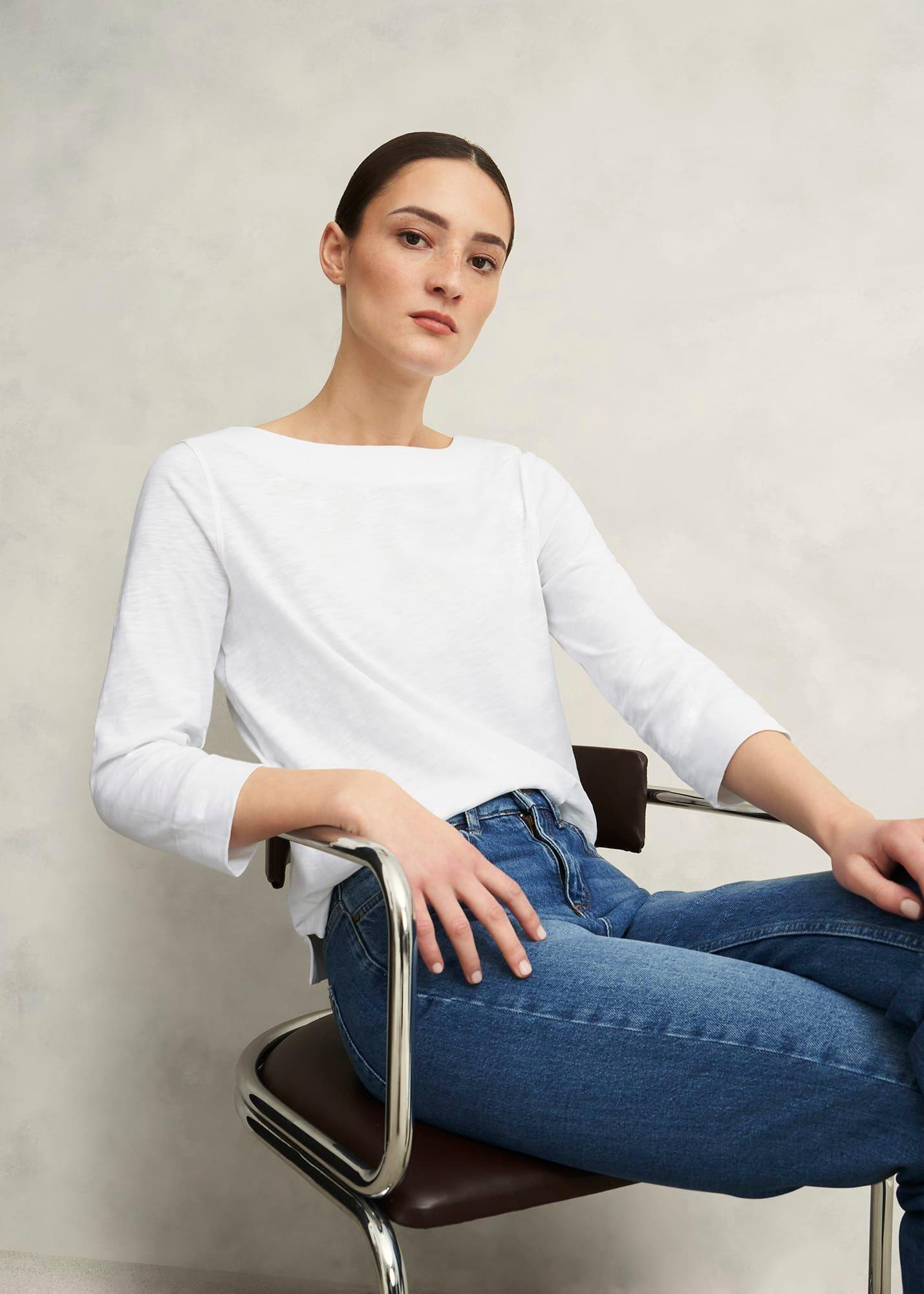 Avia Cotton Slub T-Shirt, White, hi-res