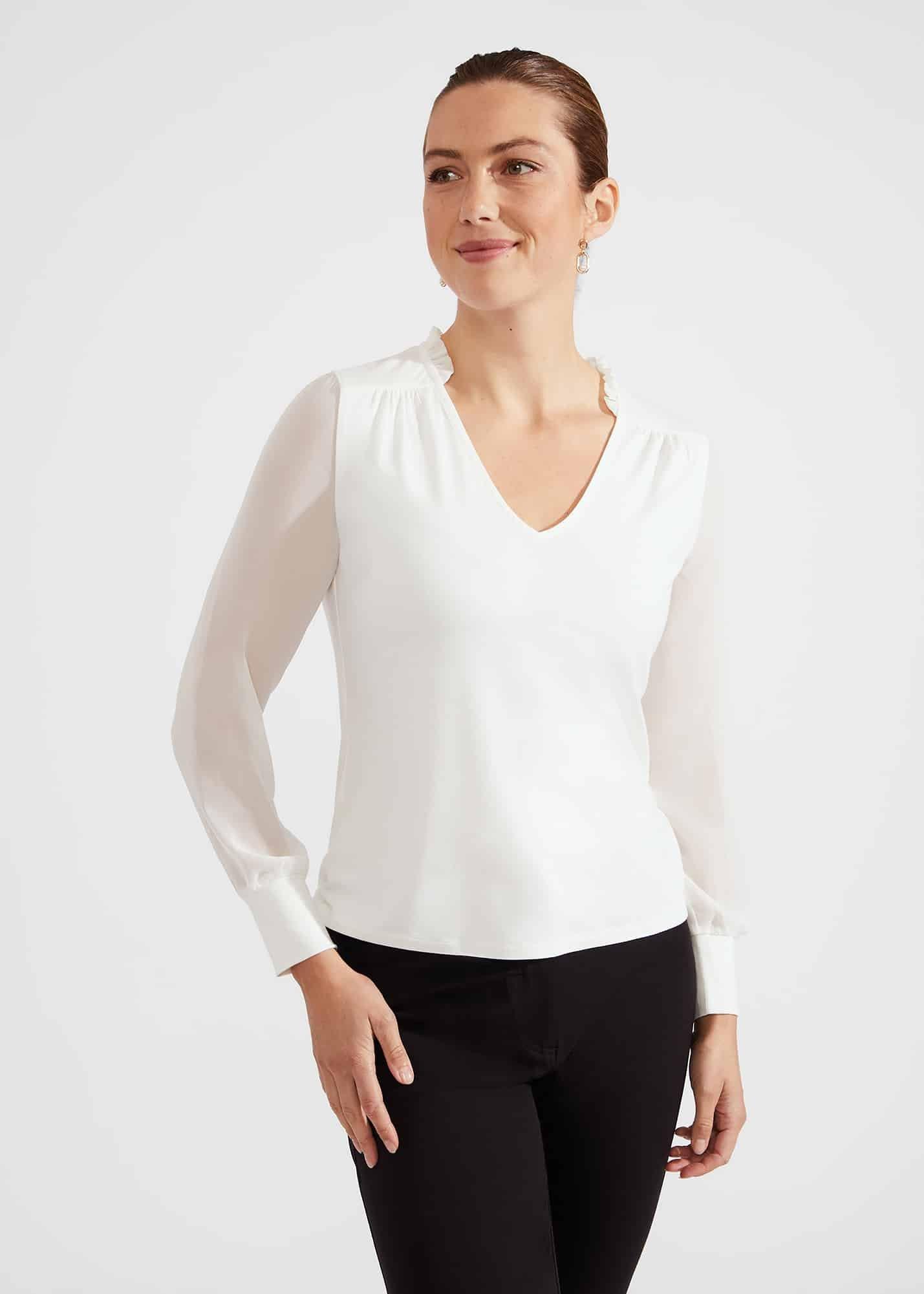 Louisa Top, Ivory, hi-res