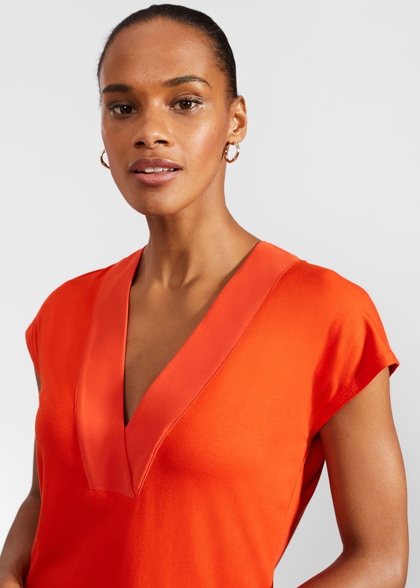 Jonie Top, Hibiscus Red, hi-res