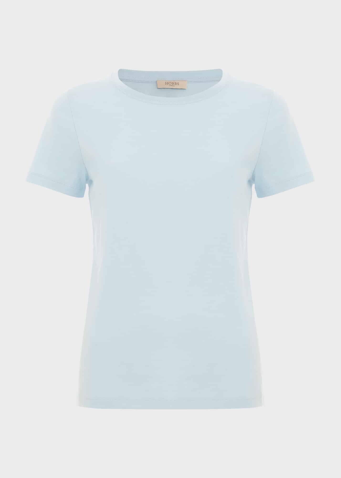 Pixie Cotton T-Shirt, Mineral Blue, hi-res
