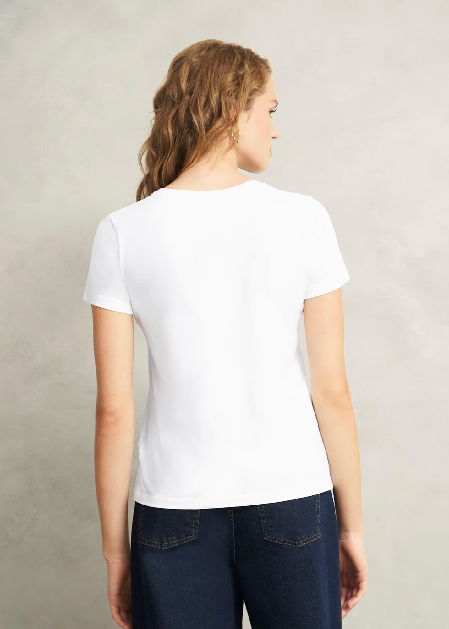 Pixie Cotton T-Shirt, White, hi-res