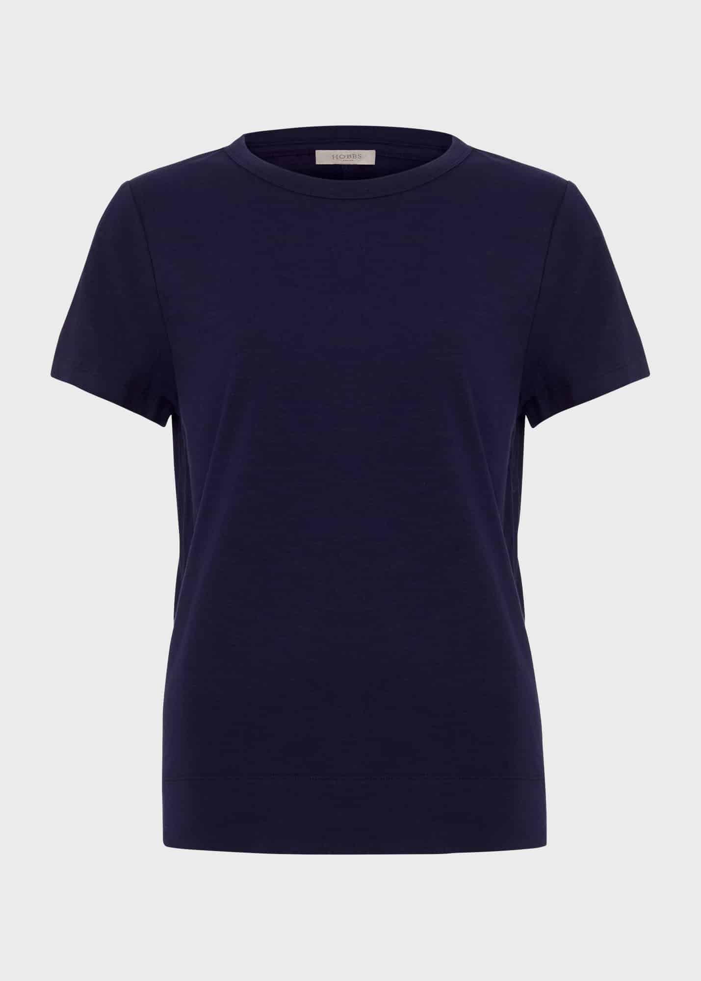 Adaline Cotton Slub T-Shirt, Hobbs Midnight, hi-res