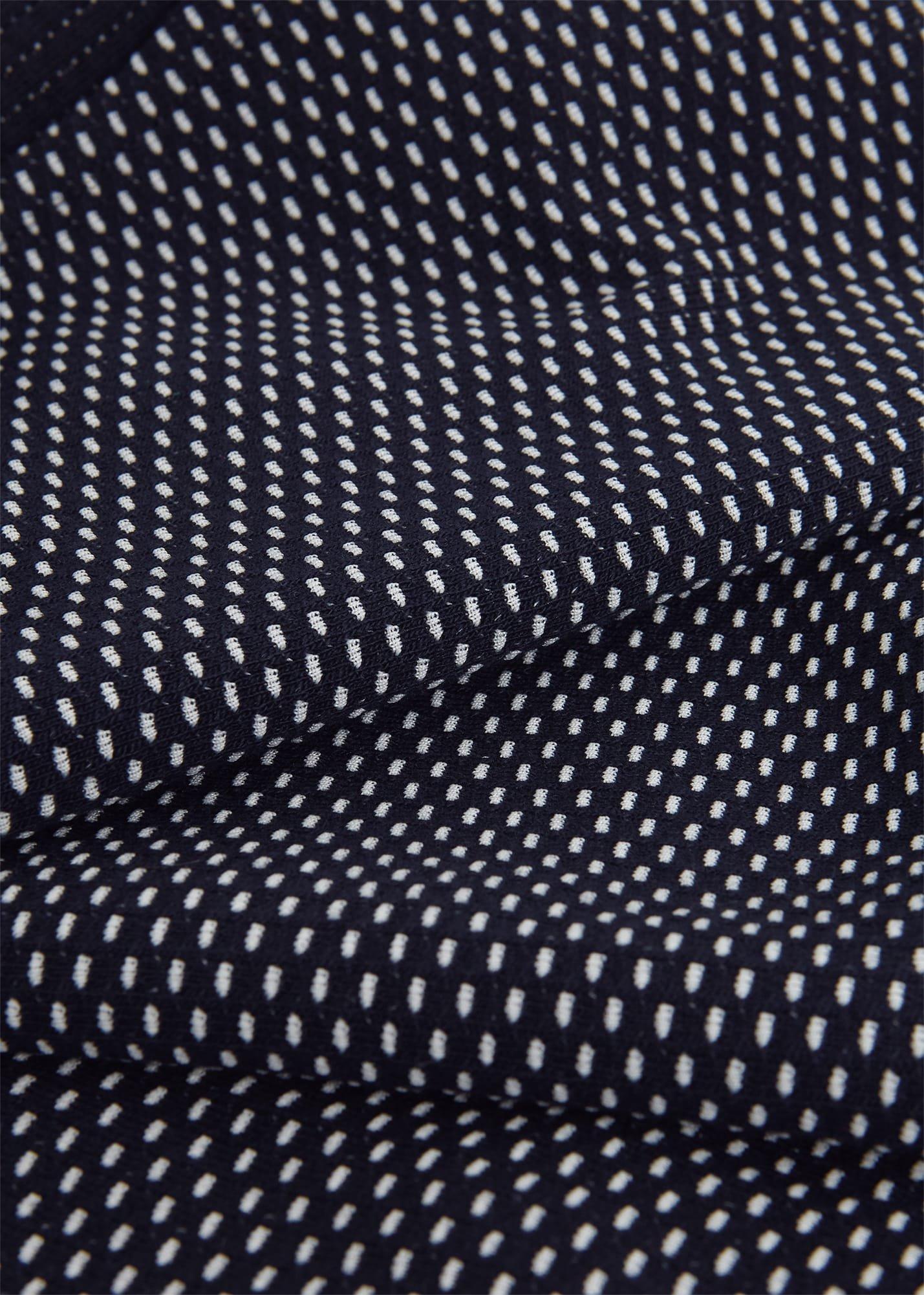 Nyla Textured Top, Navy Ivory, hi-res