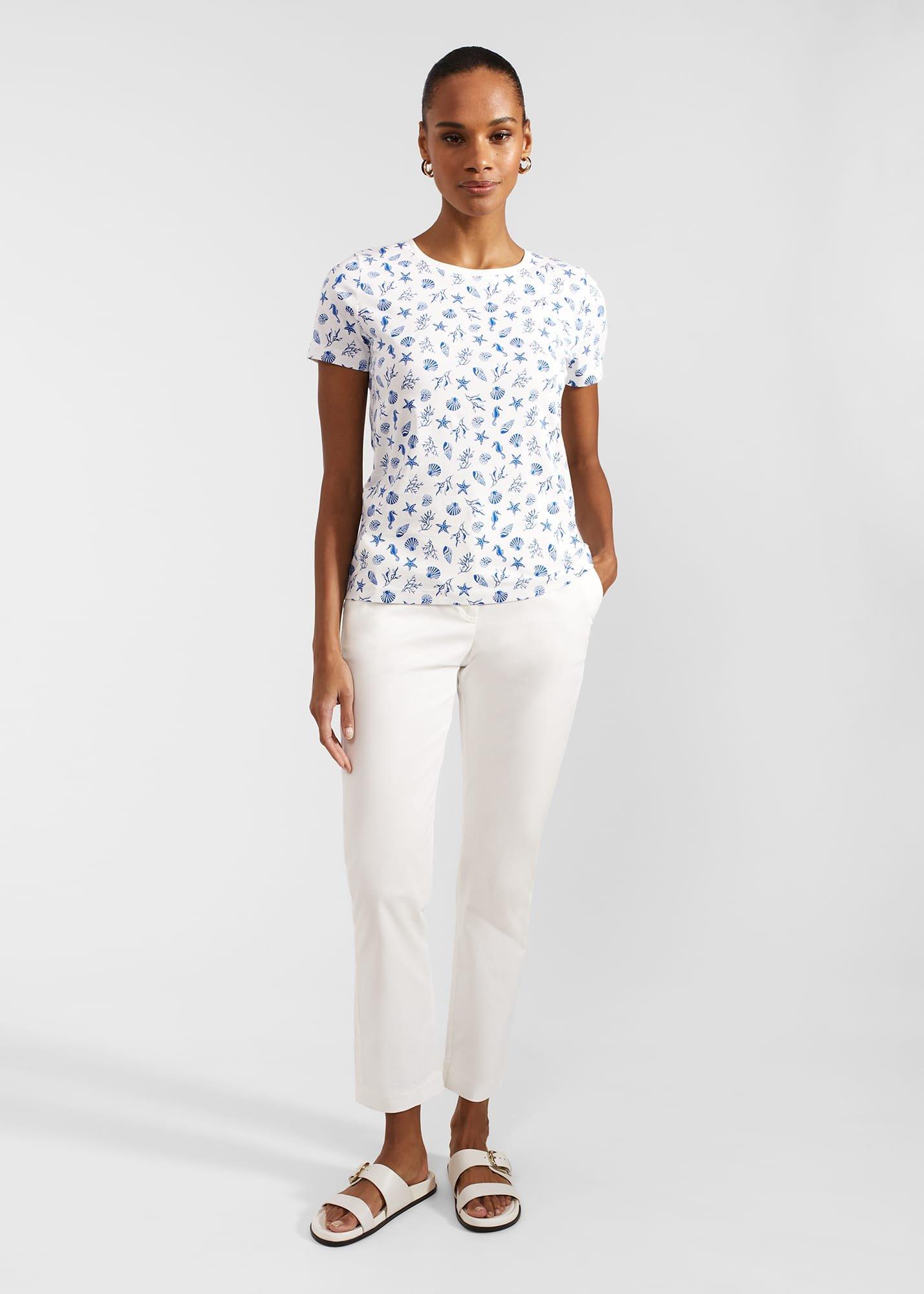 Pixie Printed T-Shirt, Ivory Blue, hi-res