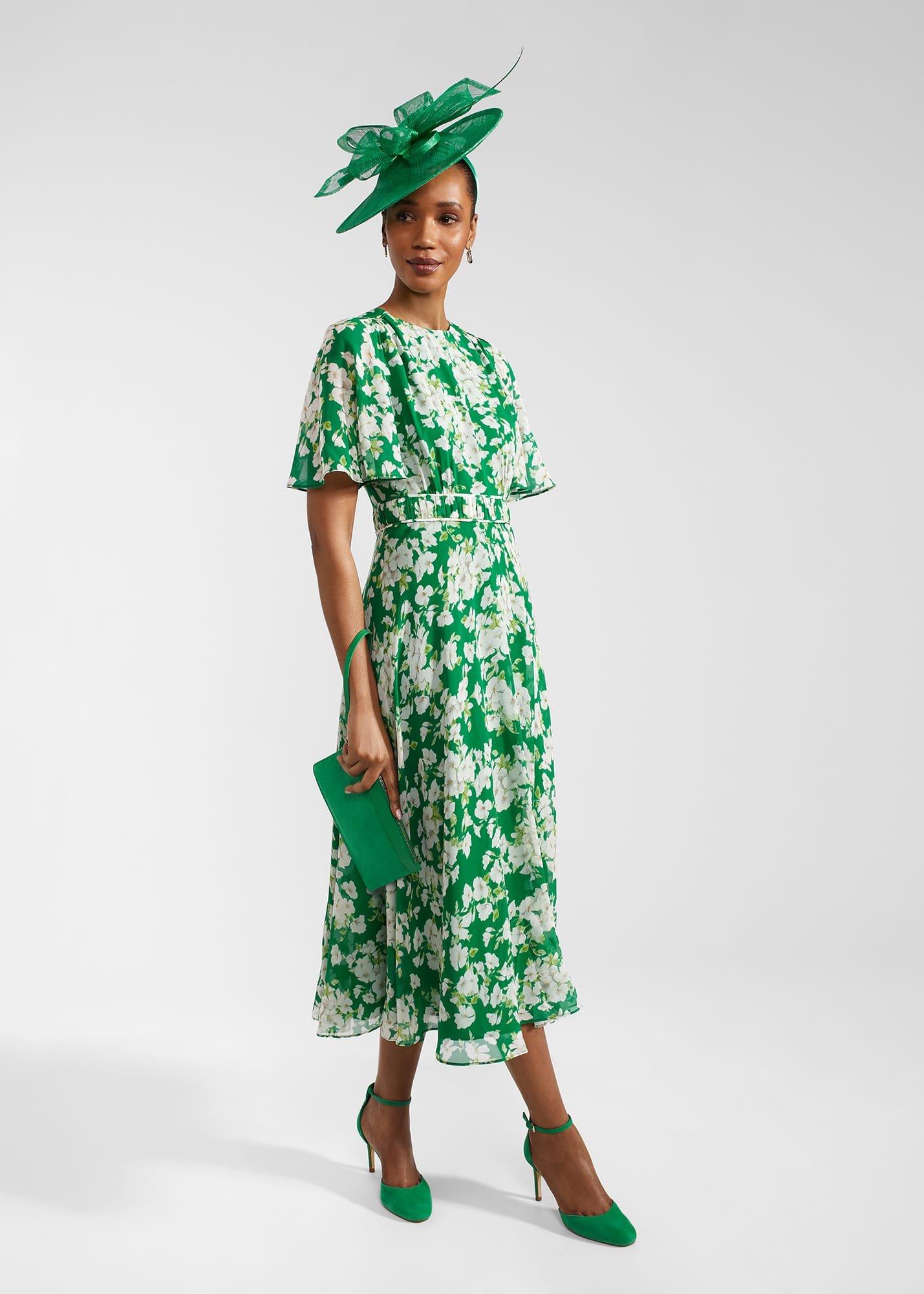 Chloe Fascinator, Cilantro Green, hi-res